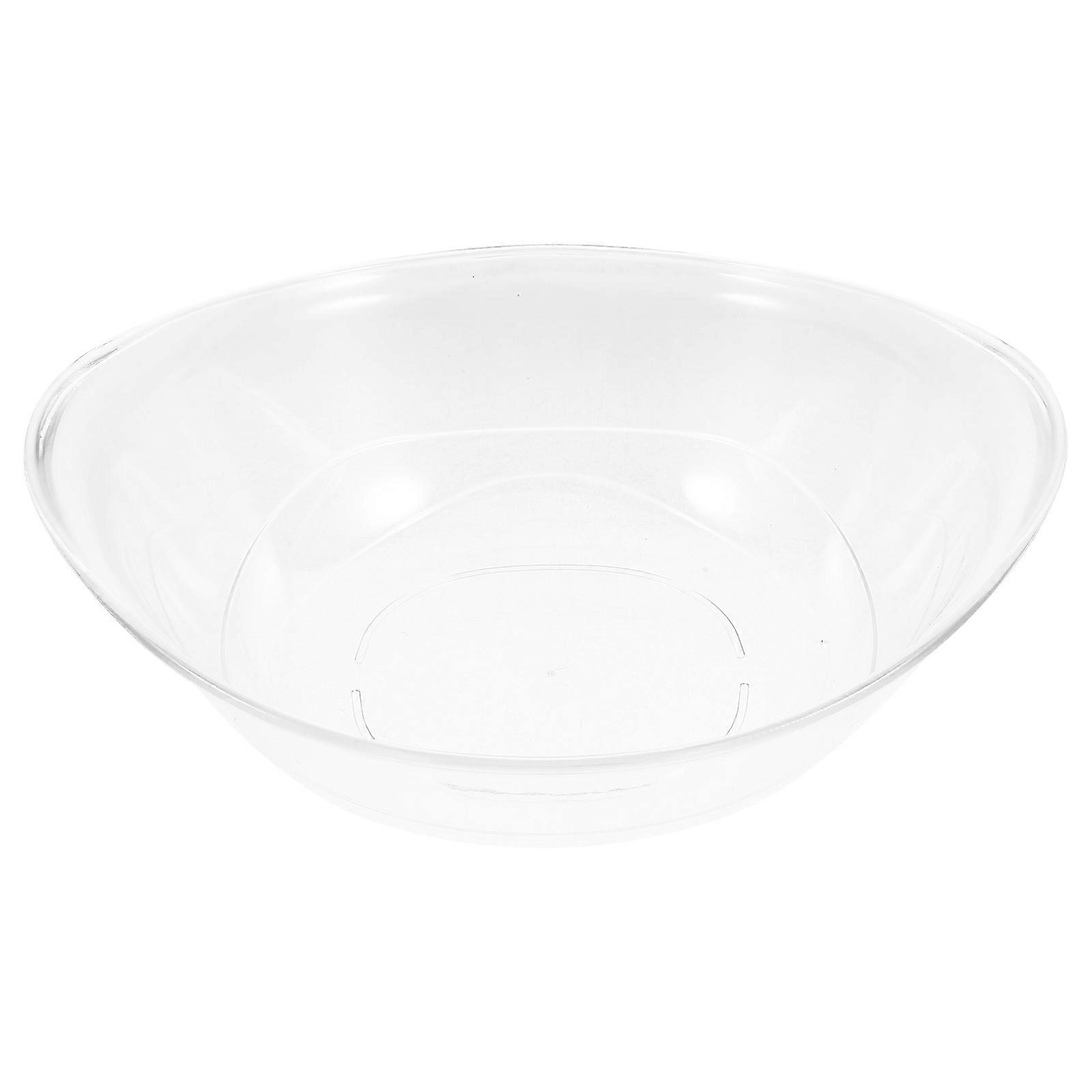 Transparent Plastic Basin for Foot Washing 3Pcs Multi-Use Basins
