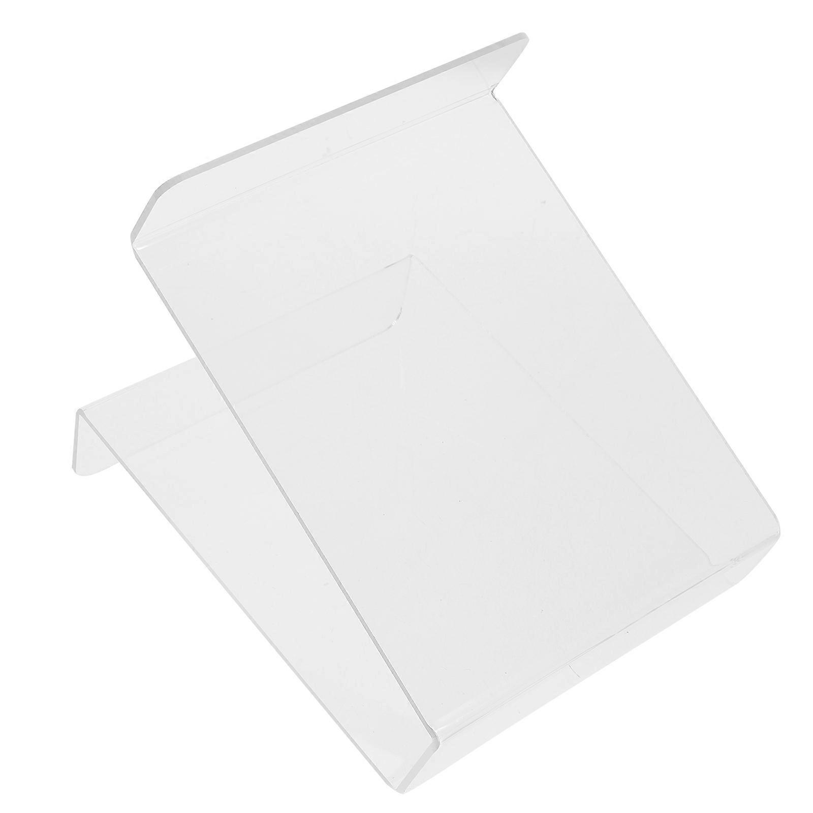 Transparent Vinyl Record Holder Acrylic Display Stand for Desktop 4Pcs