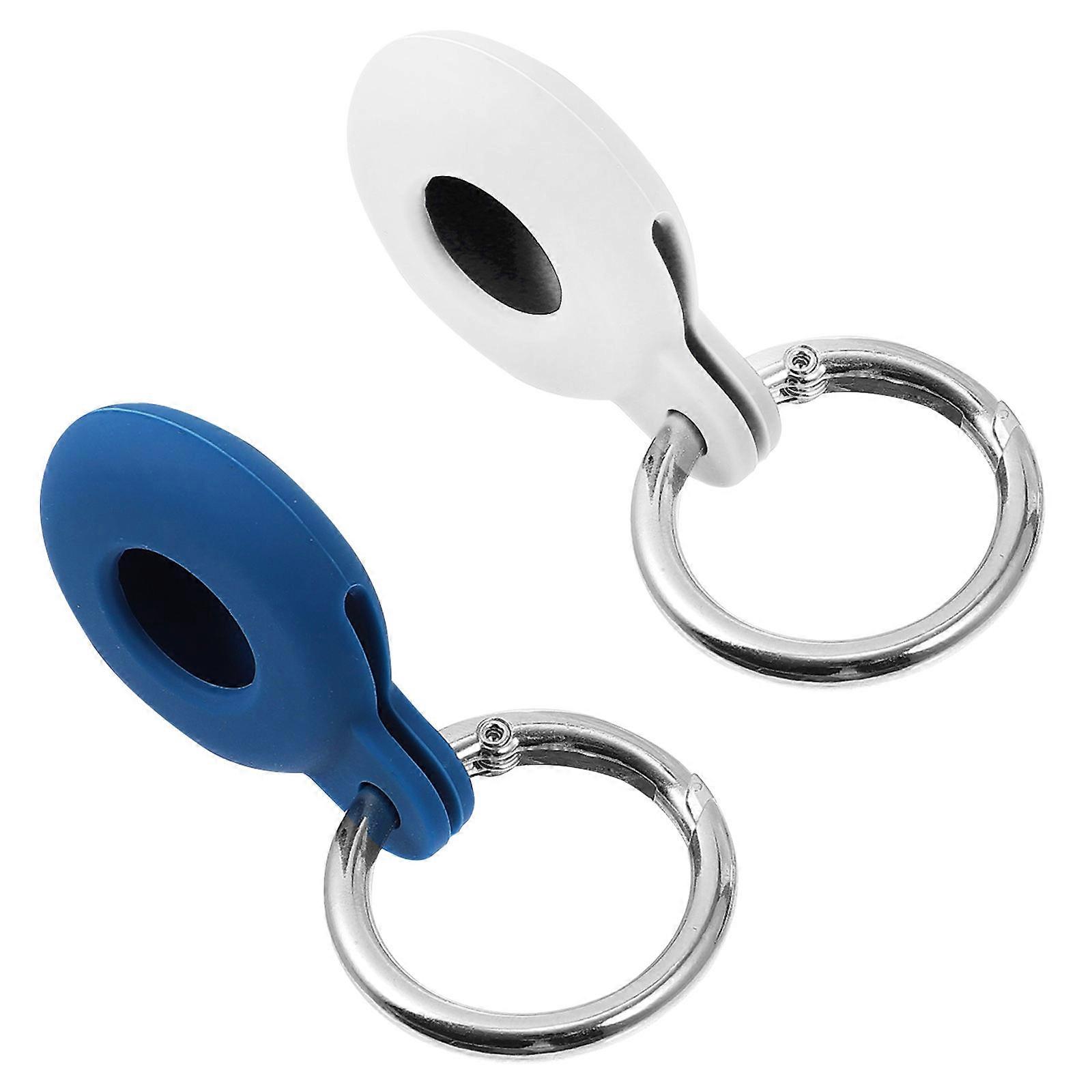 Tracer Case 4Pcs Keyring Attachment Designed For Safety Travel Assorted Color Silicone Sleeve Protection