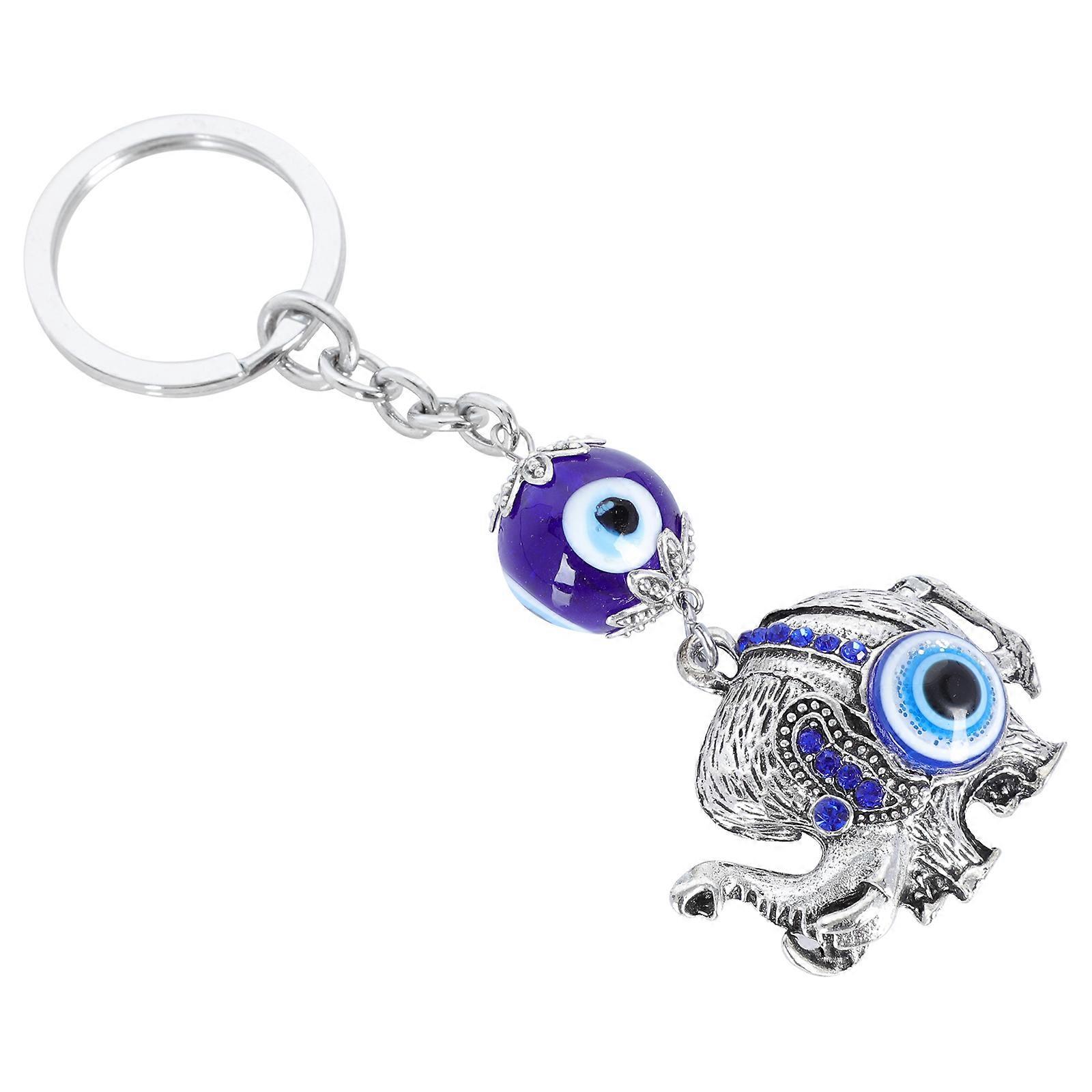Elephant Charm Ring for Decor with 3Pcs Bag Pendant Key Chains