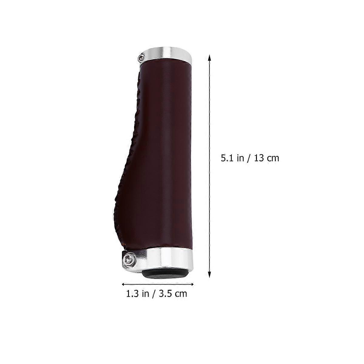 Cycle Handlebar Grips Comfortable Grip Long Distance Riding Accessory 13.7X5X3.5CM Anti-Slip 1 Pair