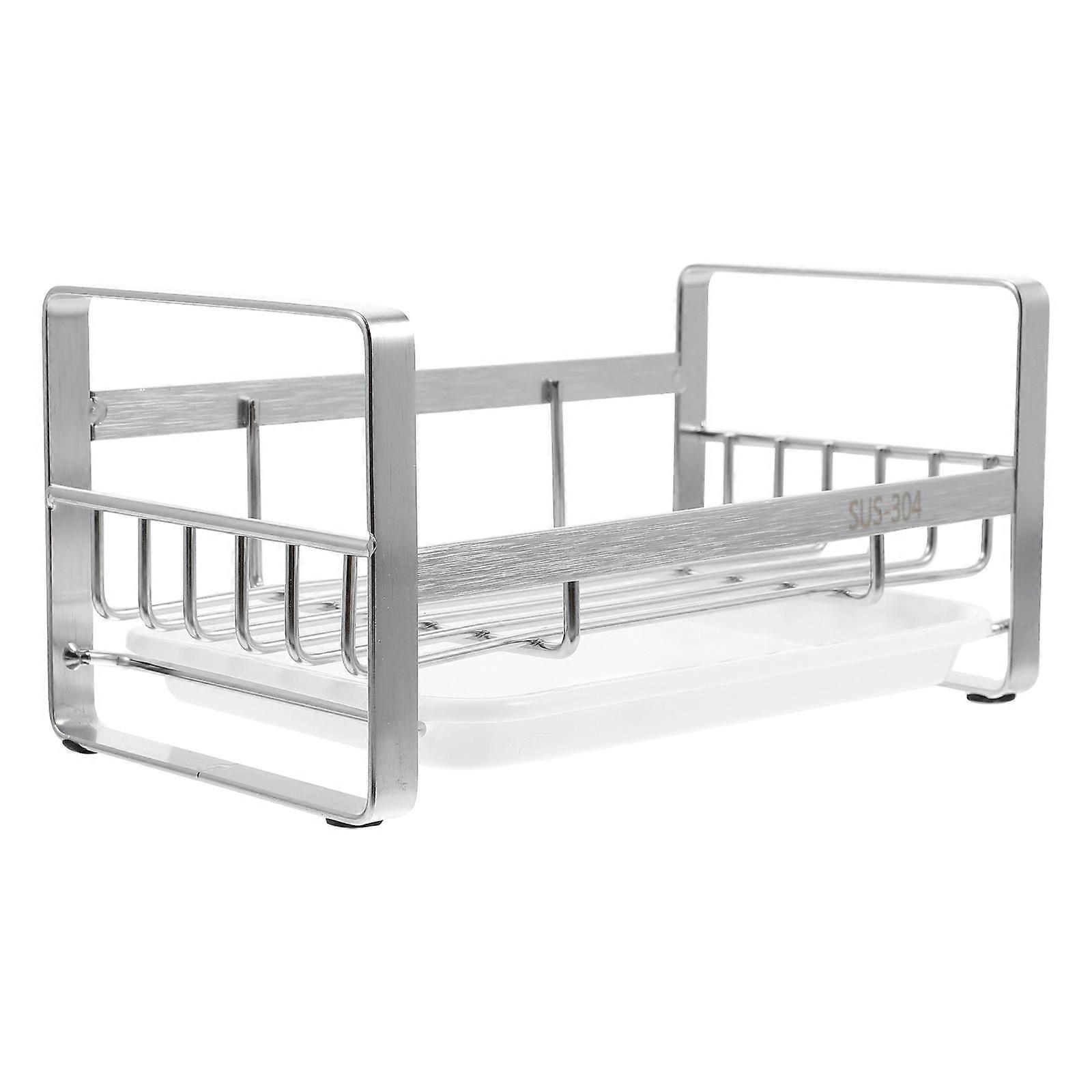 3Pcs Stainless Steel Kitchen Sink Drain Rack for Convenient Storage Use