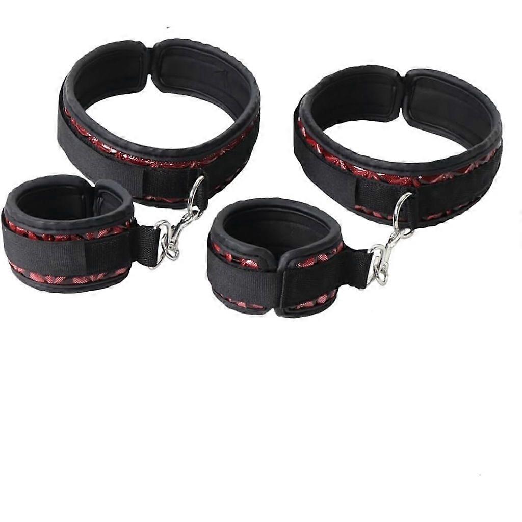 Voksne SM-stropper diamantmønster hånd- og benstropper skinnbenstropper mannlige og