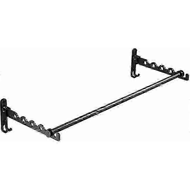 Heavy-Duty Space Saving Hanger, Wall Mounted Foldable Laundry Drying Rack Aluminum Alloy For Rust-Proof Daily Use, Modern Design Retractable And