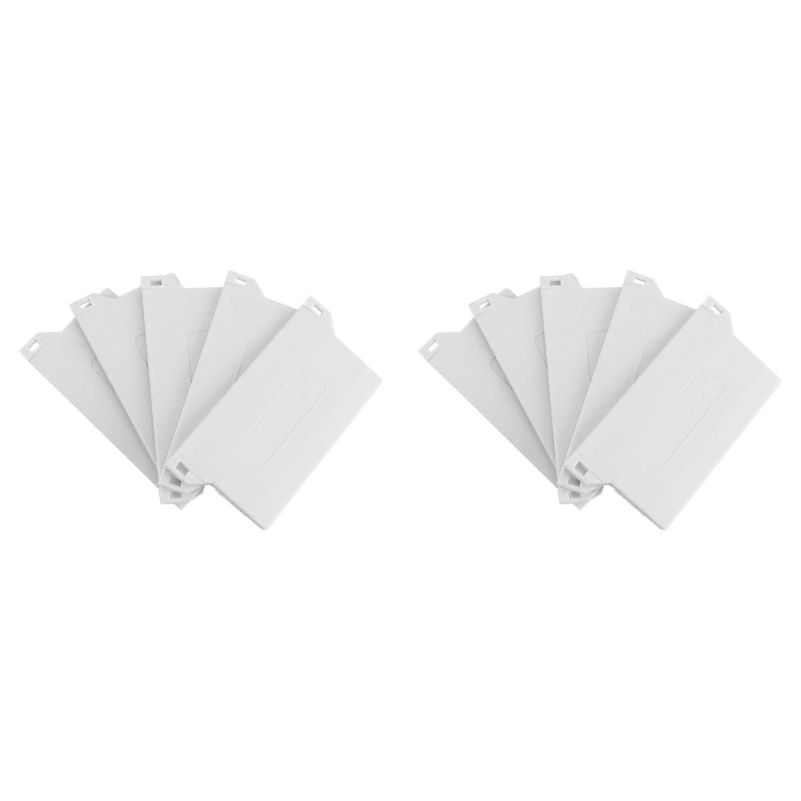Vertical Blind Plastic Bottom Plate White for Decor 100Pcs Accessories