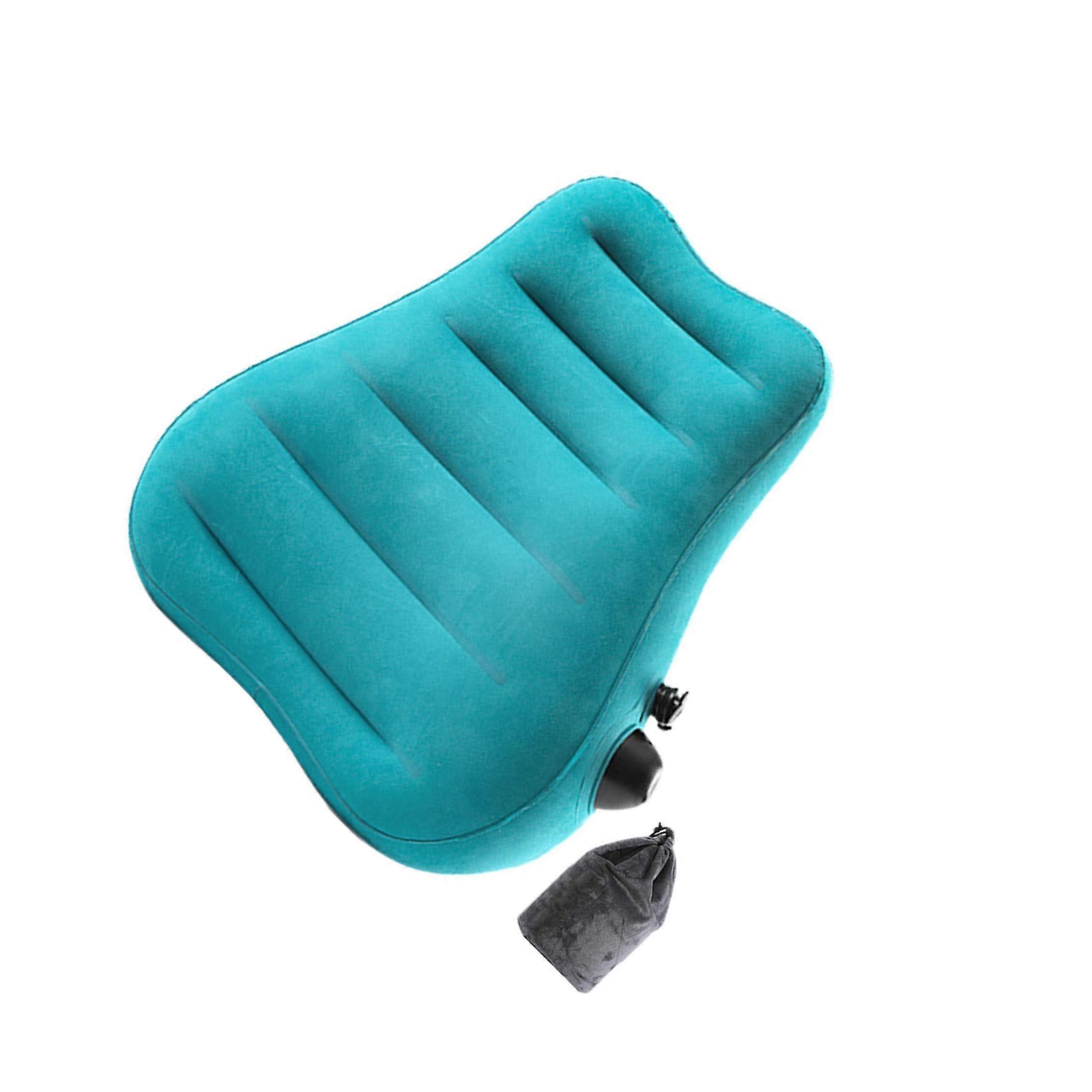Lumbar Rest Pillow Multipurpose Soft Wedge Pillow for Bed Travel Home blue