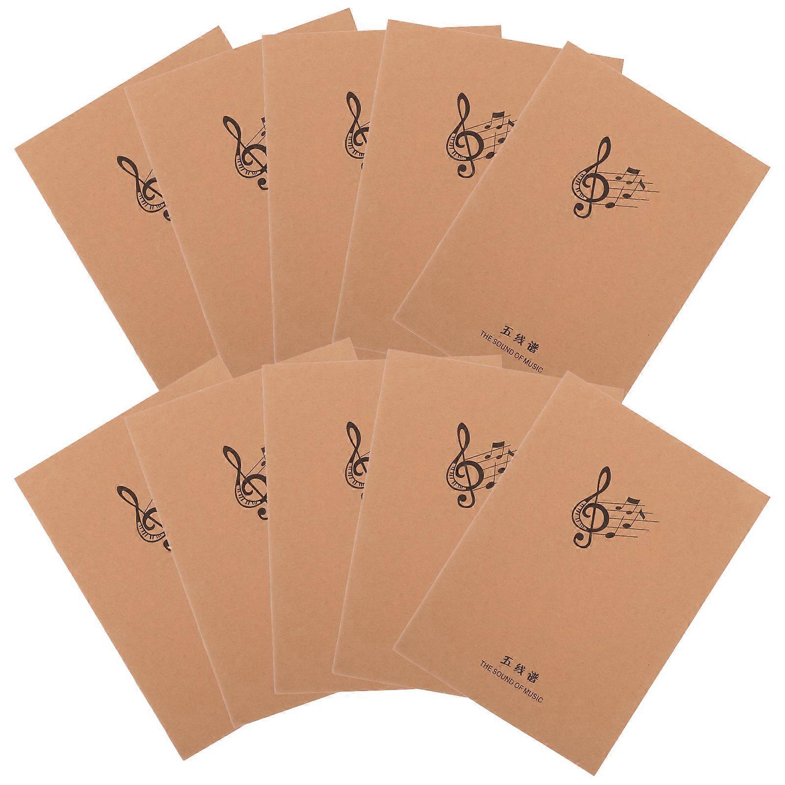 Portable Music Book for Guitarists Creative Composition Notebook 30Pcs