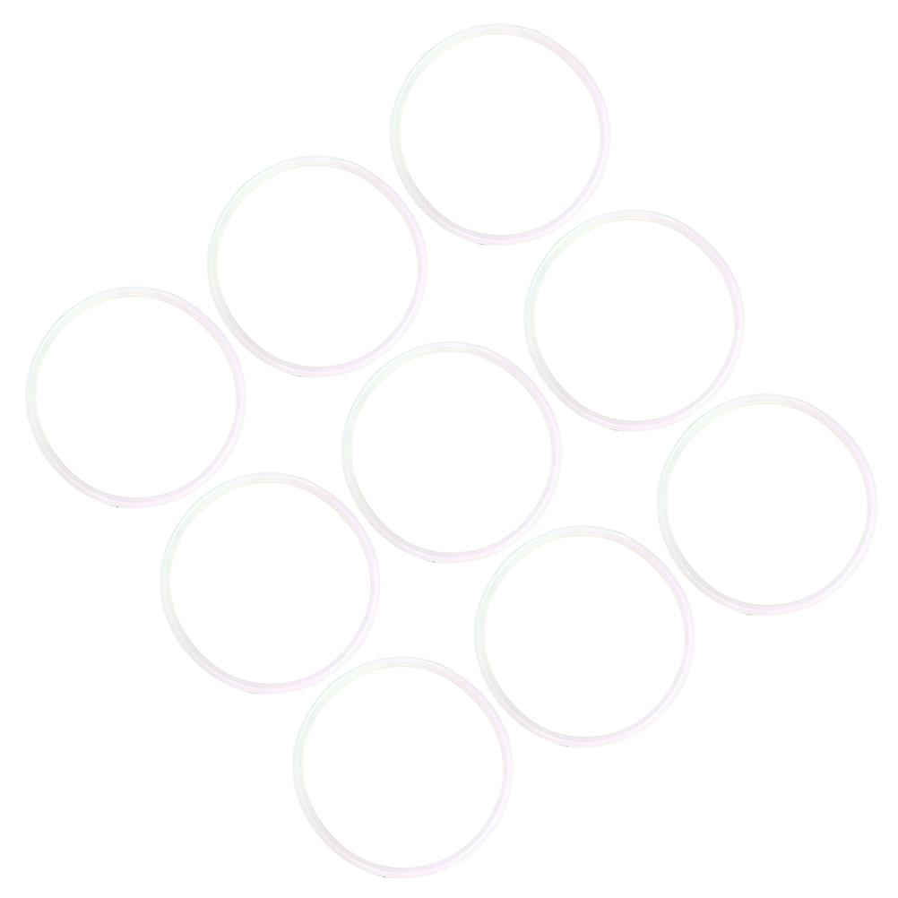 Leakproof Silicone Sealing Rings for Kitchen Juicer Use 10Pcs White