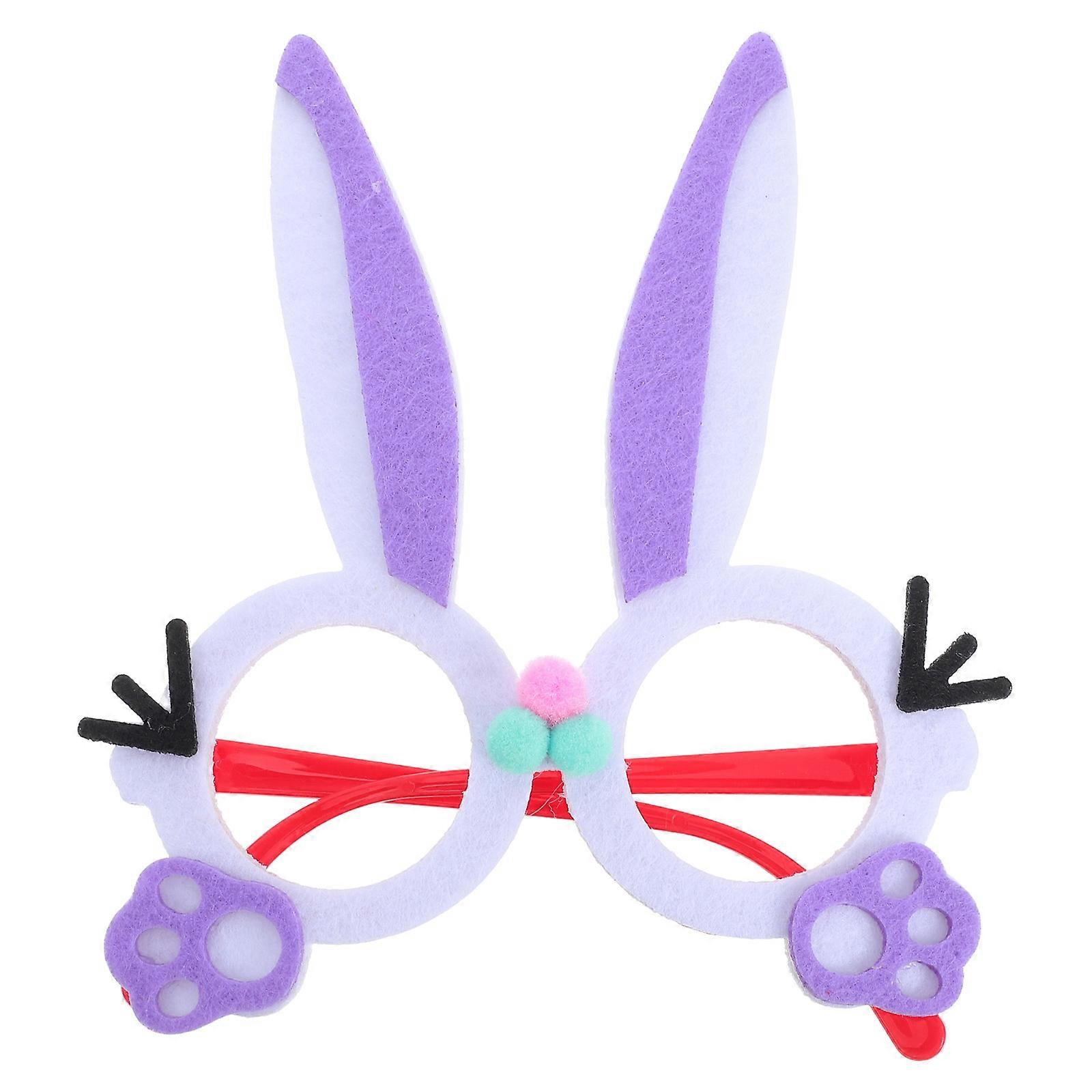 Cute Rabbit Eared Shape Glasses For Photo Booth Events Ideal Decoration For Party Occasions Stylish And Fun 3Pcs
