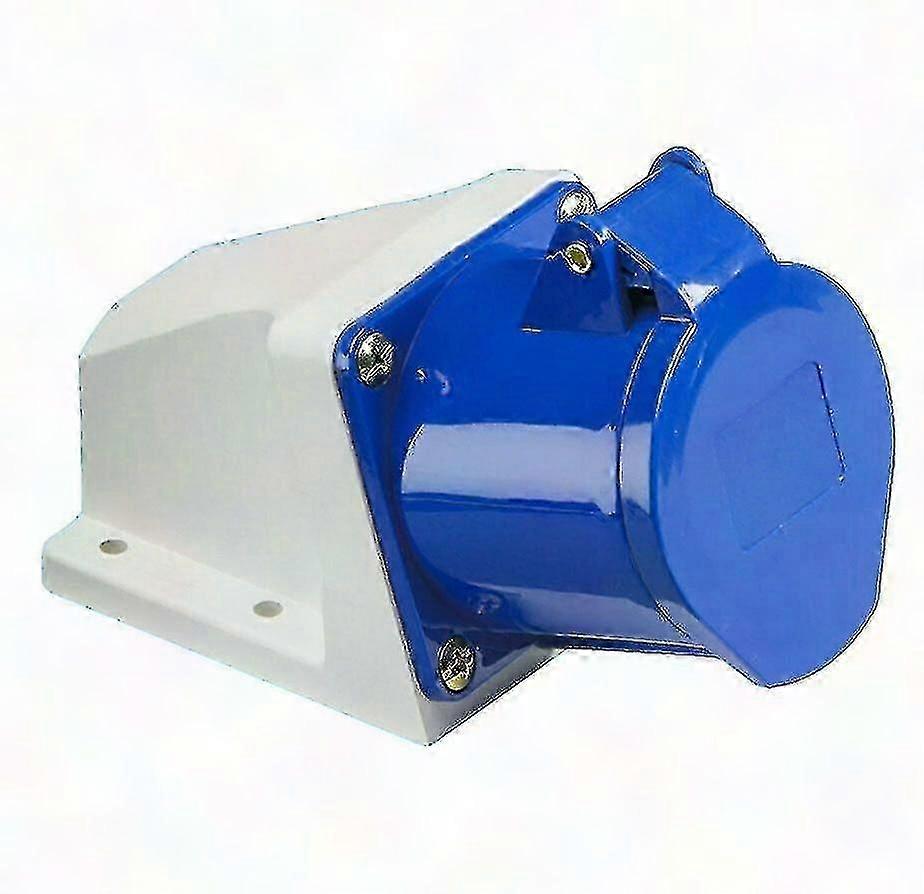 16A 220V Caravan Mains Socket Surface Mount Inlet with Flap