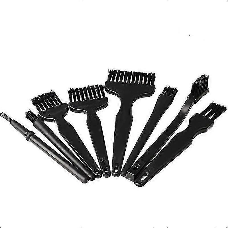 Keyboard Brush 8 in 1 Multi-Purpose Portable Plastic Handle Nylon Anti Static Brush Kit