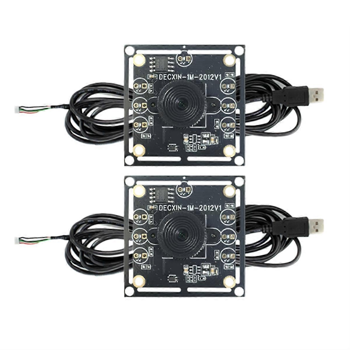 2Pcs 100 Degree Camera Module,with 3 Meter Cable for WinXP/7/8/10