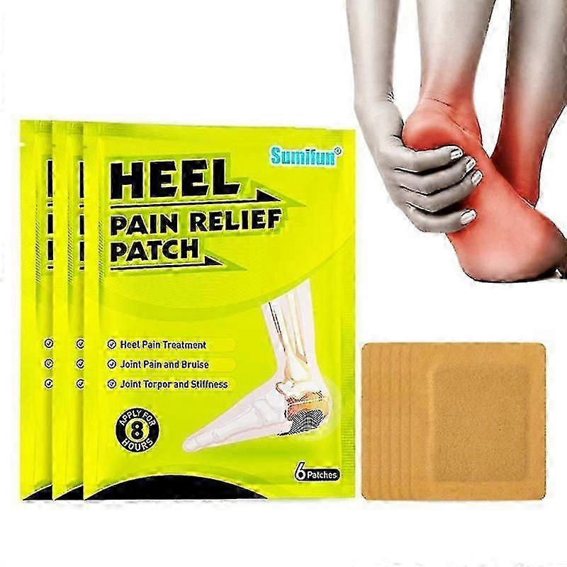 6x Hielspoor Pijnverlichting Patch Plantaire Fascia Gips Rapid Metatarsale fasciitis