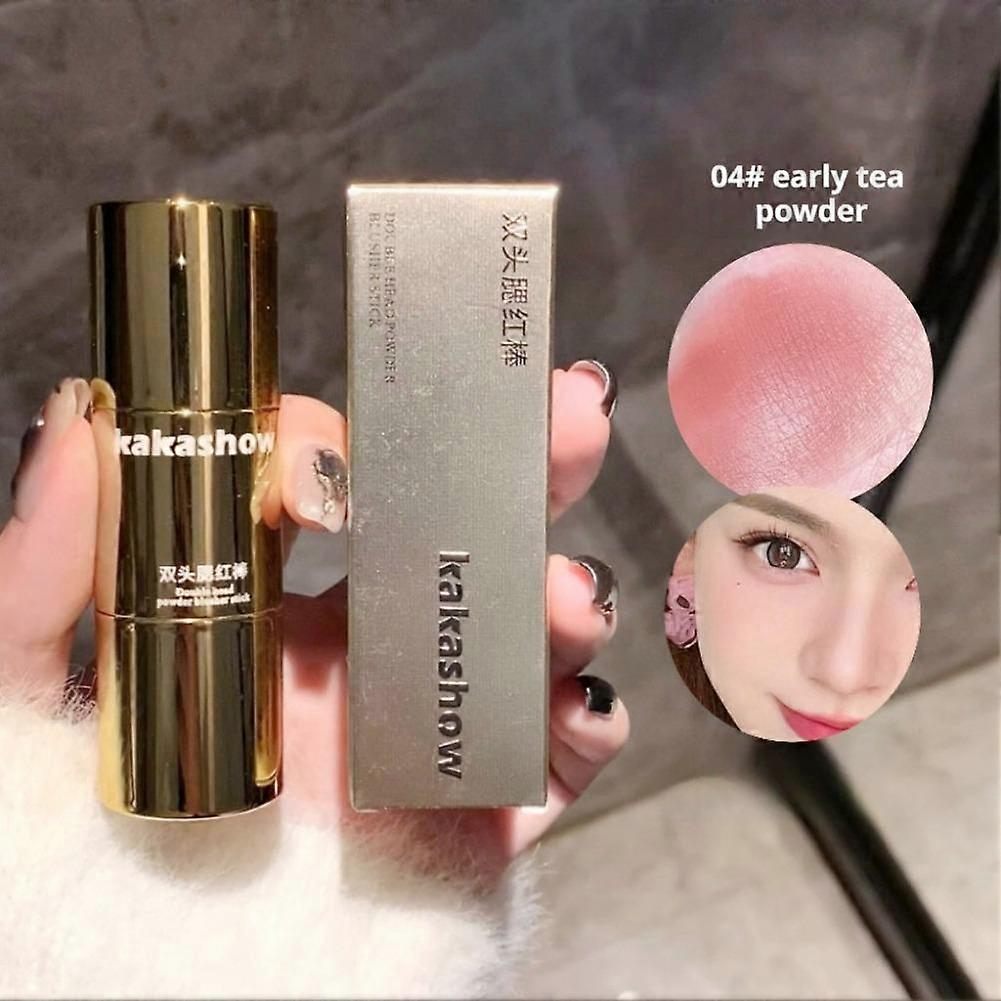 Kakashow Cream Blush Stick for a Radiant Look High Pigmentation Pearlescent Sheen Easy Application Sensitive Skin Friendly