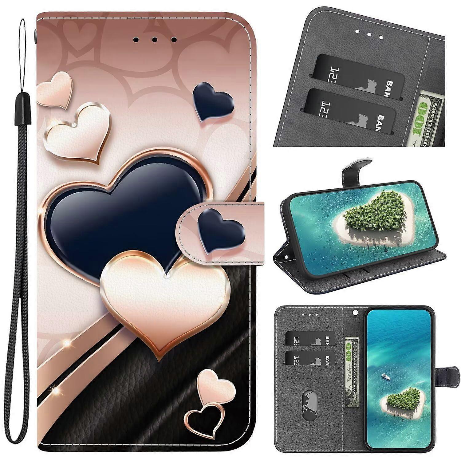 Case for Blackview A60 Magnetic PU Leather Wallet Stand Foldable Flip Cover With Kickstand Card Holders