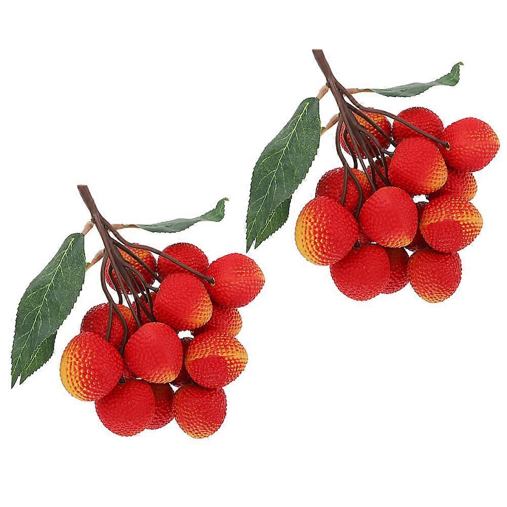 Realistic Prop Artificial Fruit Model for Display 6 Strings