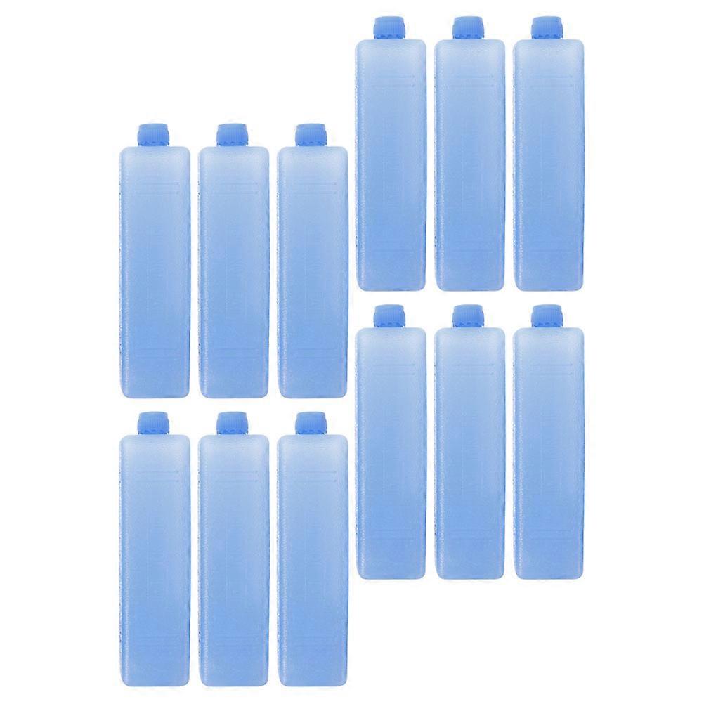 Small Fan Ice Packs for Cooler Use with 24Pcs Blue Portable Cooler Ice Packs