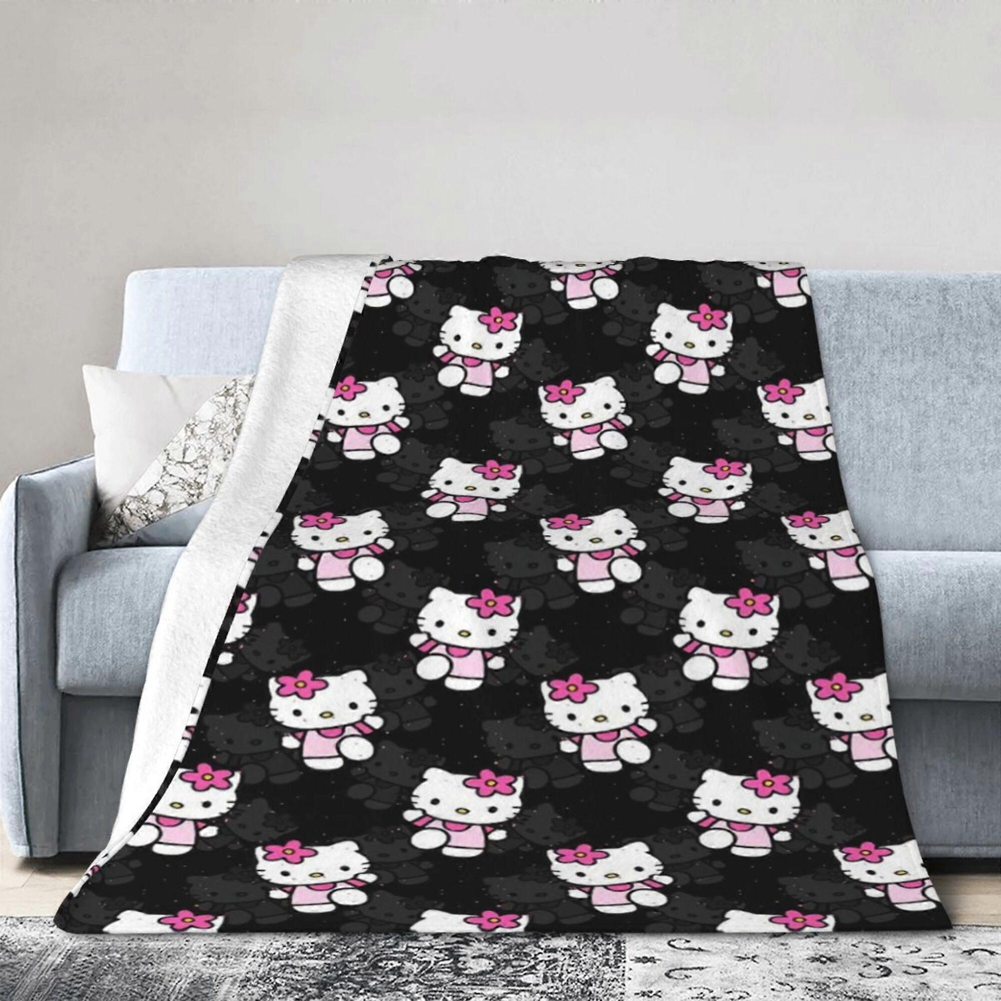 Couverture en flanelle à l'effigie de Hello Kitty