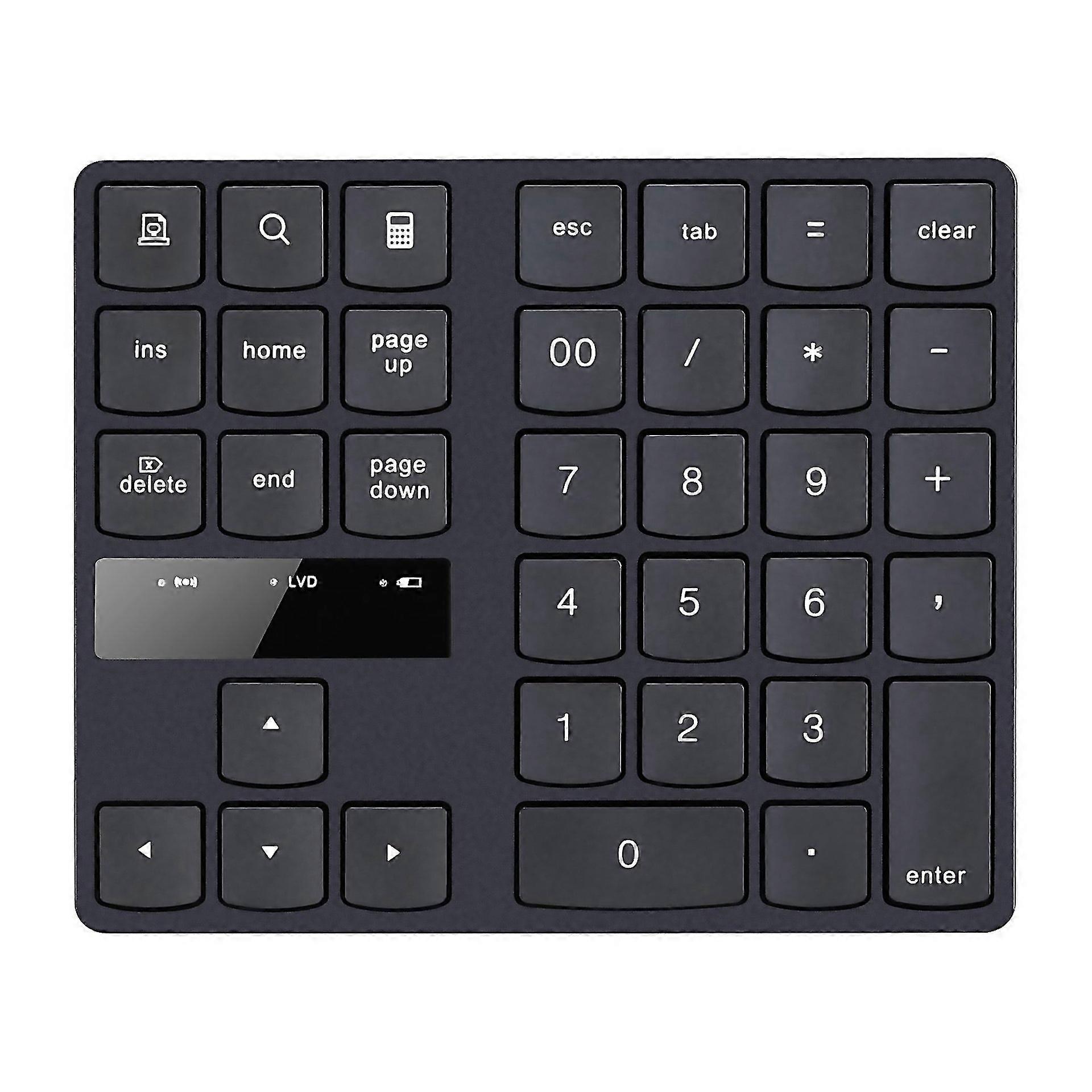 For 533 35 Keys 24g Ultrathin Design Wireless Charging Digital Keyboard