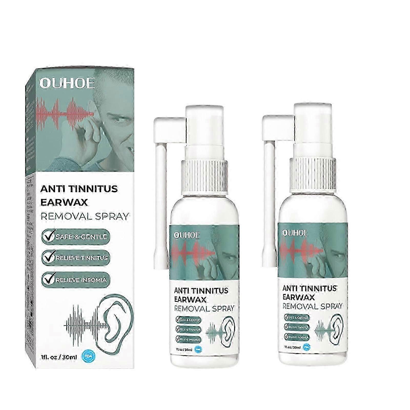 Spray do przywracania słuchu, spray do czyszczenia woskowiny, szum w uszach do ucha