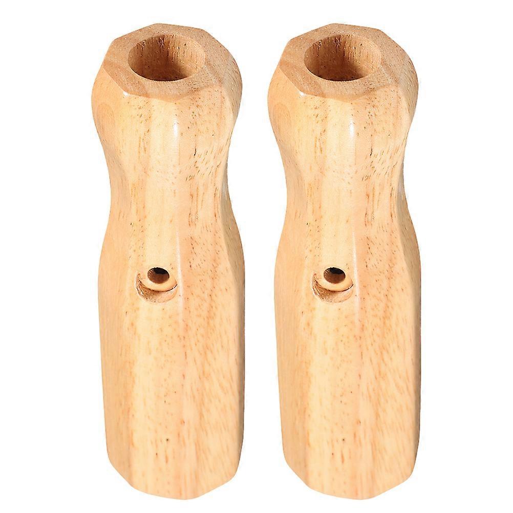 Wooden Foosball Handle Grip Replacement for Indoor Game 10Pcs Set