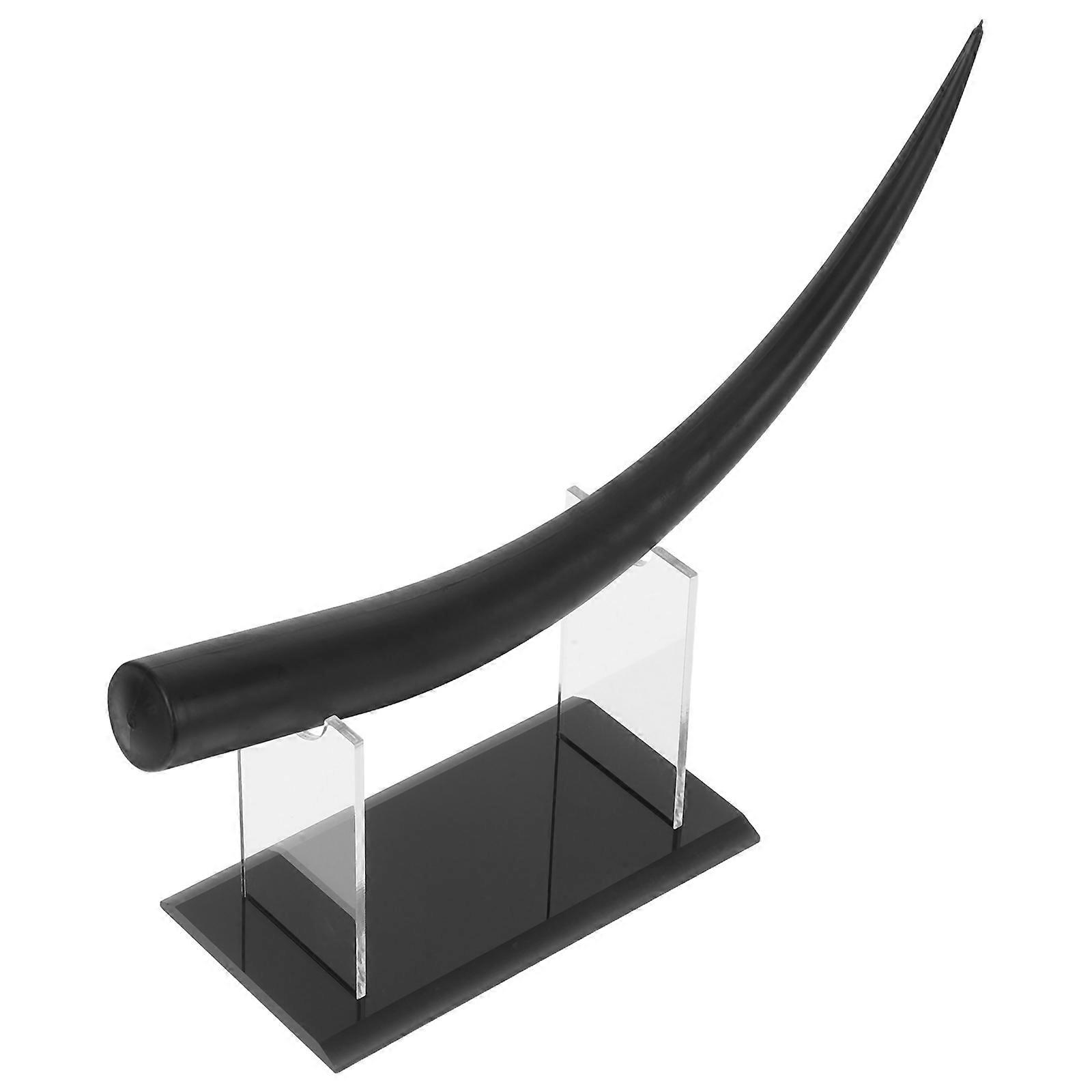 Giant Eyelash Prop Training Large Eyelash Model Black Acrylic for Practice 1Pcs