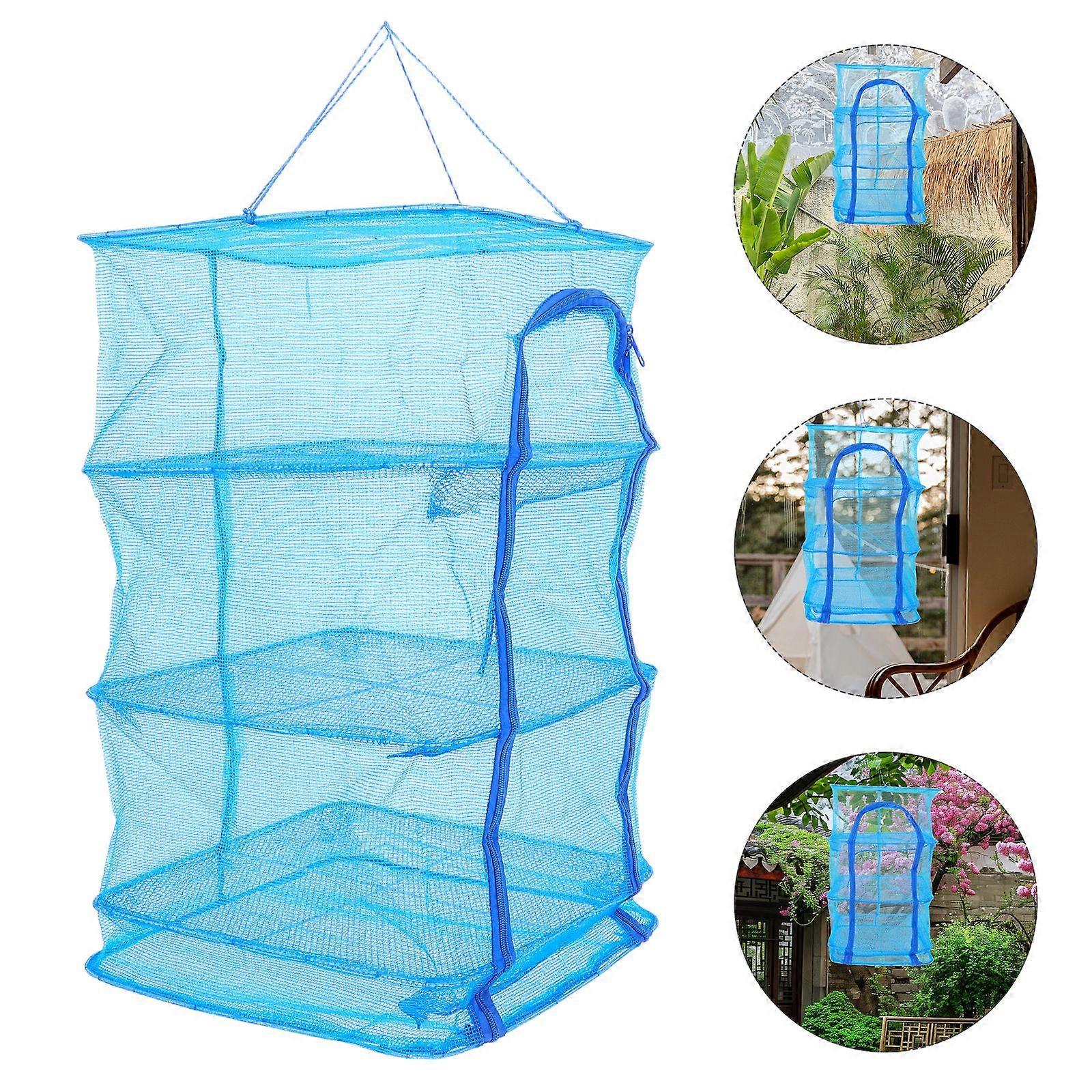 2pcs Multi-Functional Drying Bags Folding Drying Nets Vegetable Hanging Bags