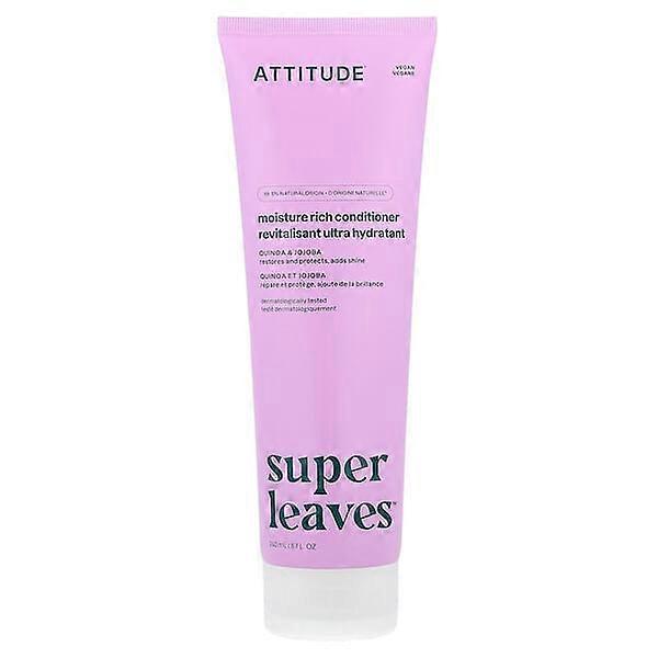 ATTITUDE, Super LeavesÃÂ¢ÃÂÃÂ¢, Moisture Rich Conditioner, Quinoa & Jojoba, 8 fl oz (240 ml)