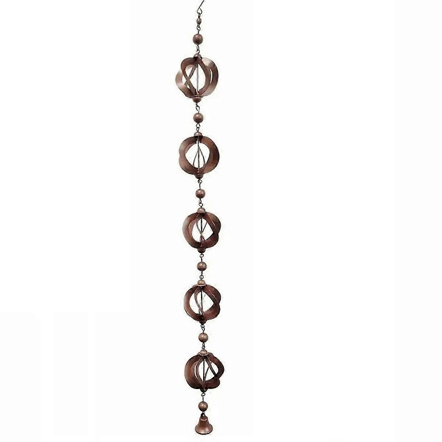 Rain Chains, Roof Gutter Downspout/Spout Channel, Rainwater Water Catcher/Diverter, Metal