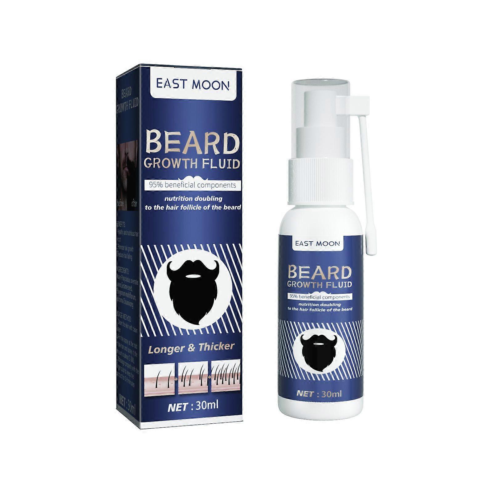 East Moon Beard Care Liquid: Gentle, Moisturizing, Cleansing, Hydrating, Lustrous, Soft And Caring Beard Care Liquid