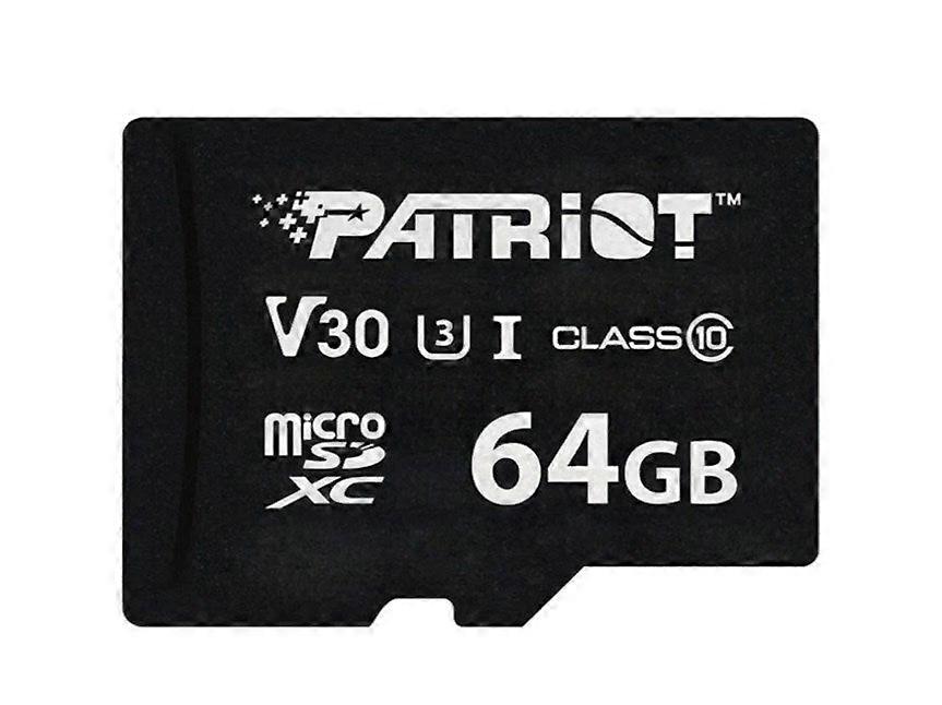 Κάρτα μνήμης Patriot VX Series 64gb MicroSD V30 Class 10 UHS-I U3 4k UHD Psf64gvx31mcx