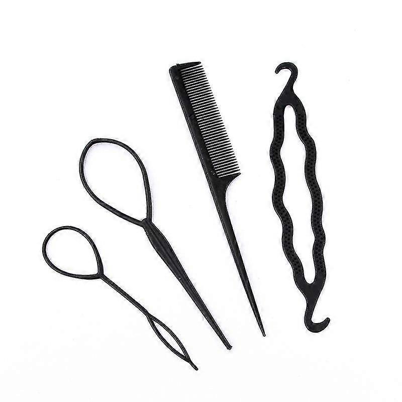 Herramientas de cola de pelo, 4pack Hair Loop Tool Set