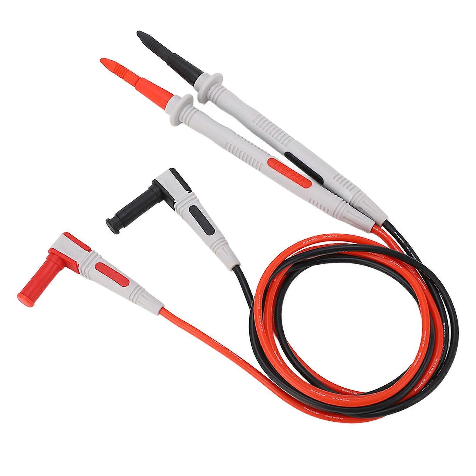 2PCS Multimeter Test Leads 0.3mm Tip 3.5mm Plug Universal Electrical Probe Pen for Circuit Testing 