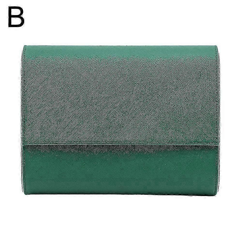 Retro Genuine Leather 6Grids Watch Box Display Case Watch Travel Storage Holder