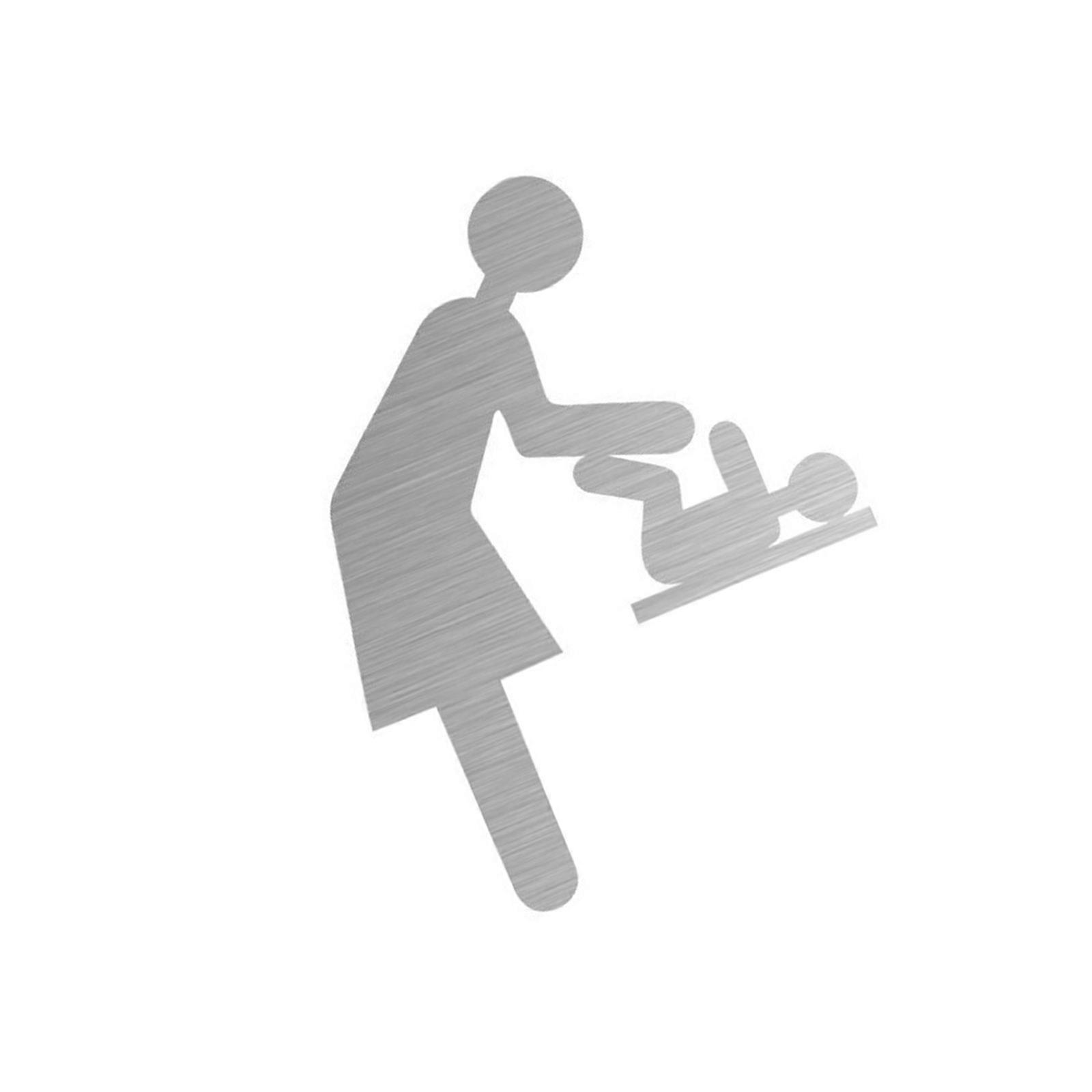 Restroom Sign for Business Bathroom Sign with Double Sided Tape to Secure Perfectly in Less Than a Minutes Bathroom Sign   XC