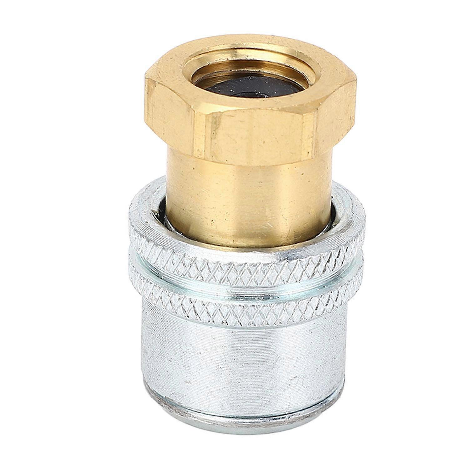 Lock On Air Chuck Efficient Inflation 1/4in FNPT Brass Construction Tire Inflator Chuck for Automobi