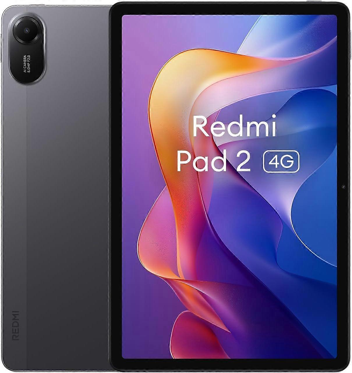 Redmi Pad 2 Grafietgrijs 8+256 (met hoes) 4G Pad 11" 90Hz 2.5K Eye Care Display 9000mAh Grote Batterij 18W Snel Opladen (Stroomadapter niet inbegrepen)