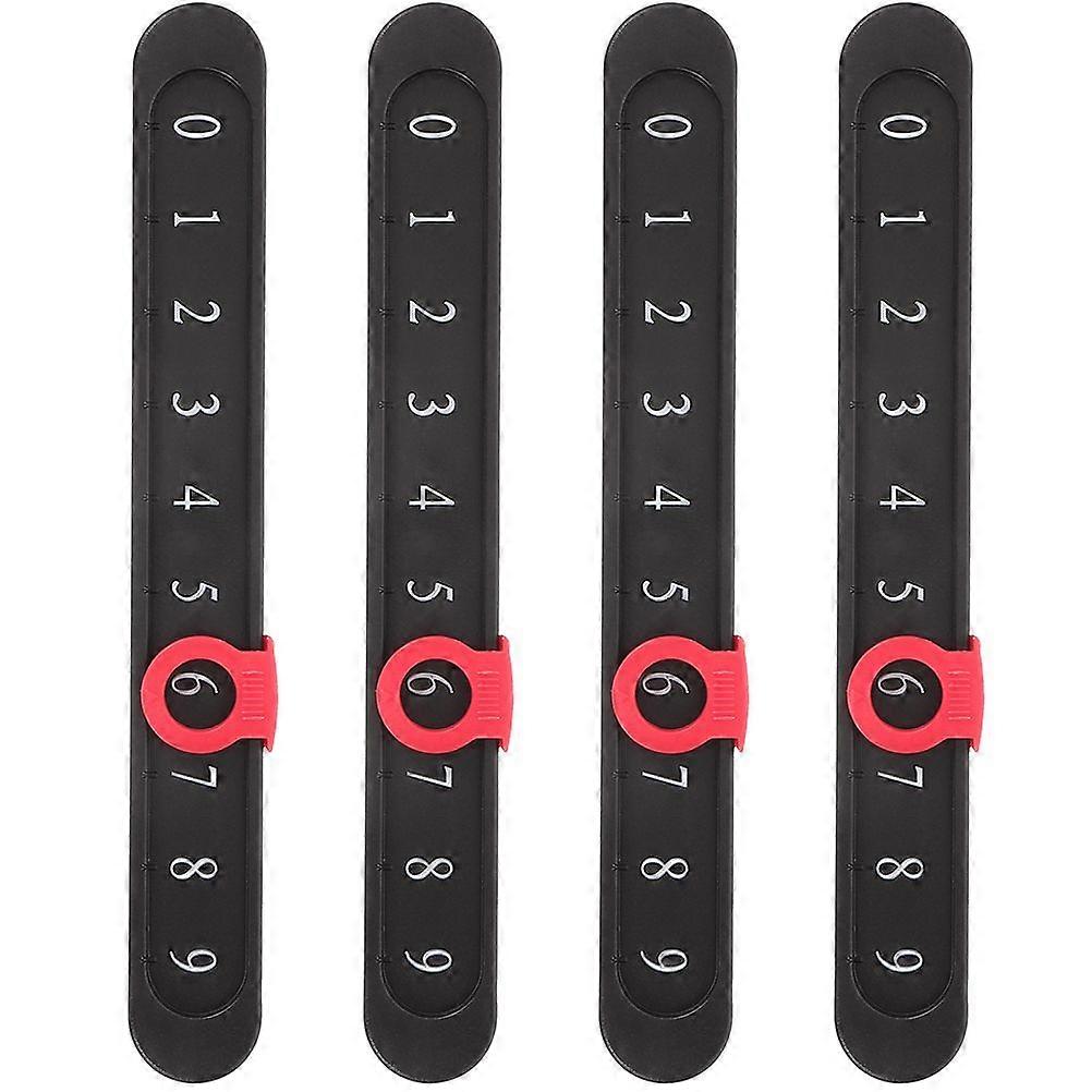 4pcs Foosball Score Counter Multifunctional Scorekeeper Bar Table Scores Keeper Scoring Marker