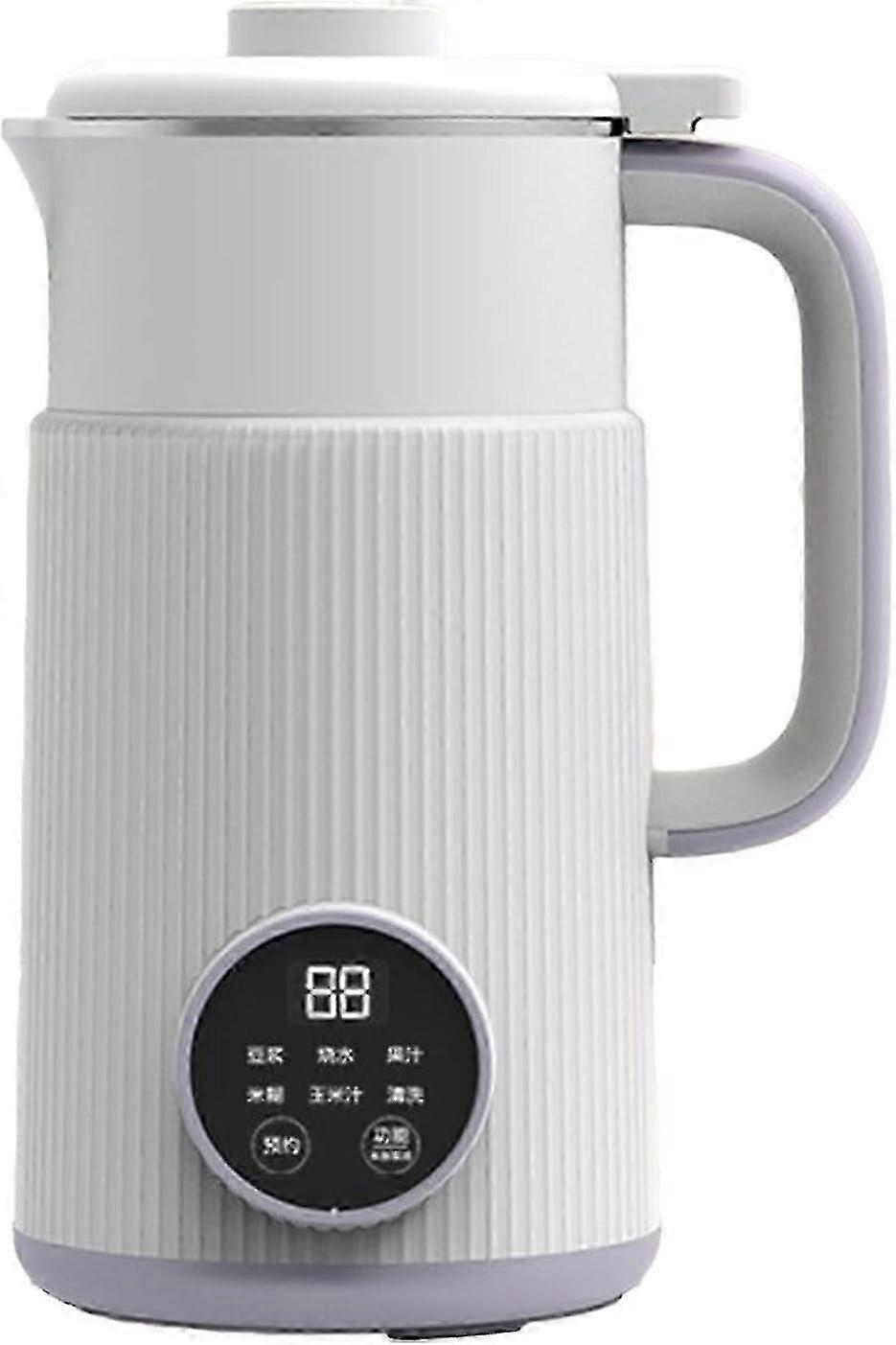 Soy Milk Machine, Digital Display, Simple Operation, Soy Milk Maker For Drinks (white)