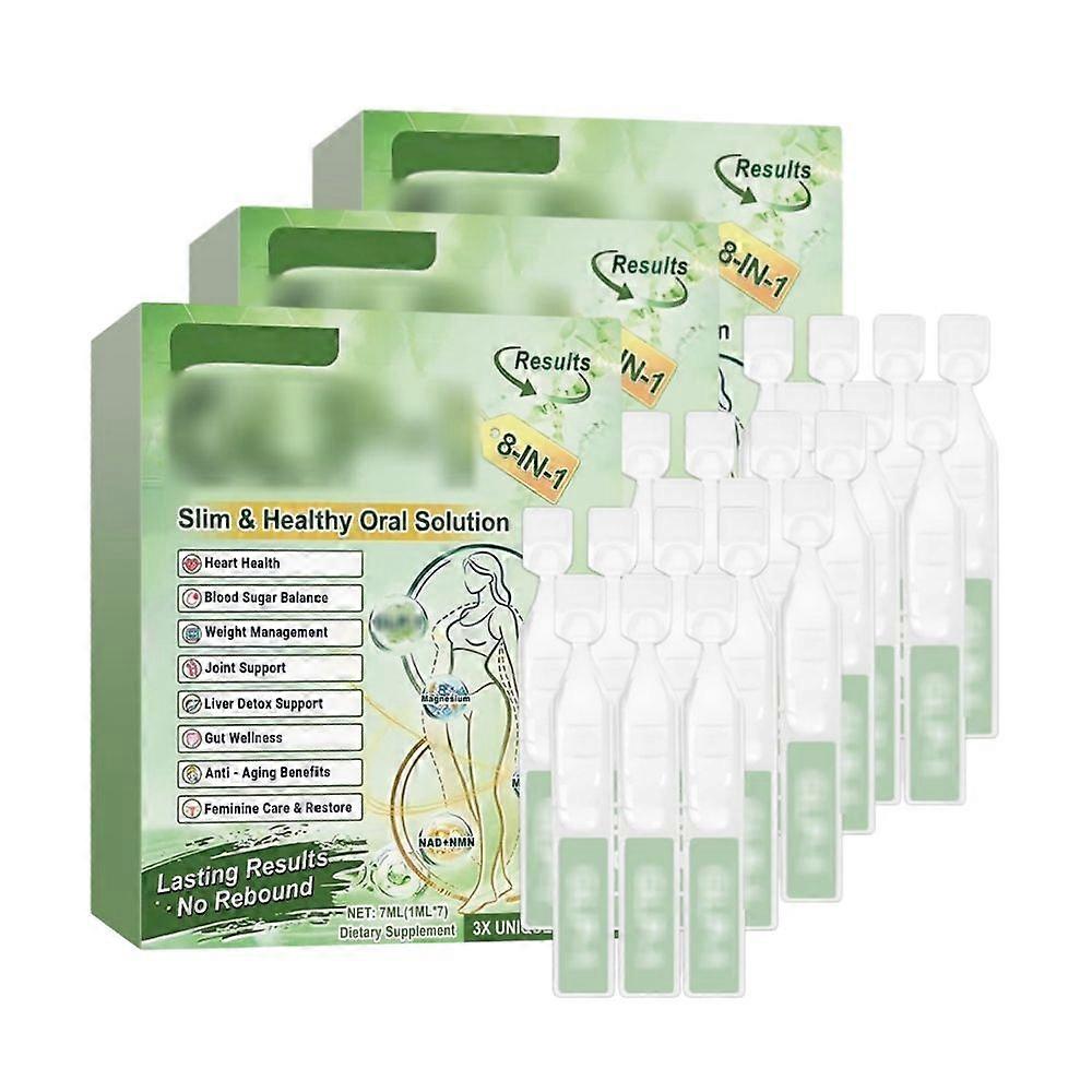 Daily Body Slimming Management Auxiliary Drops For Boosting Vitality 7pcs/pack