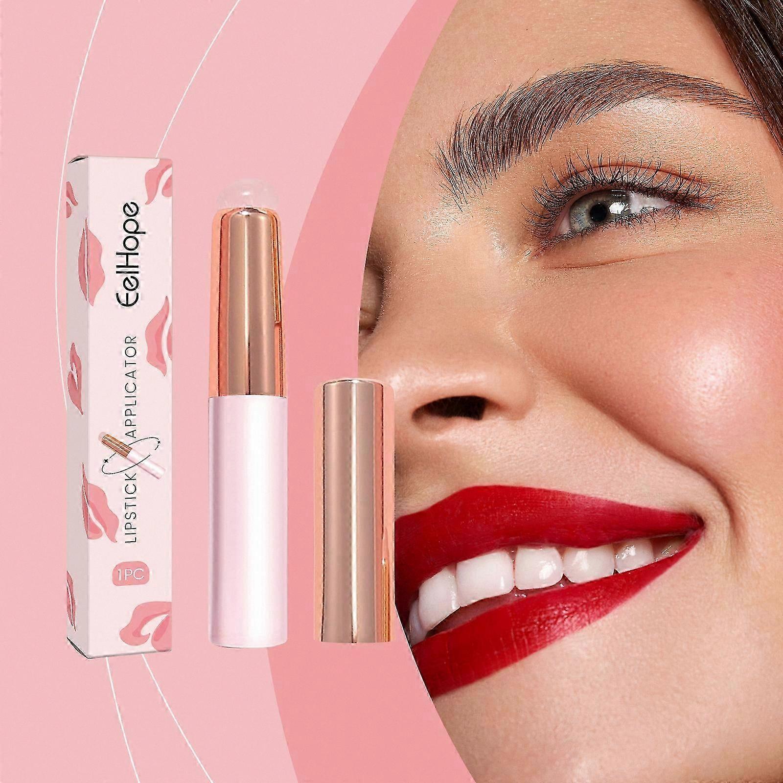 Silicone Makeup Brush with Round Head for Lipstick and Concealer Application