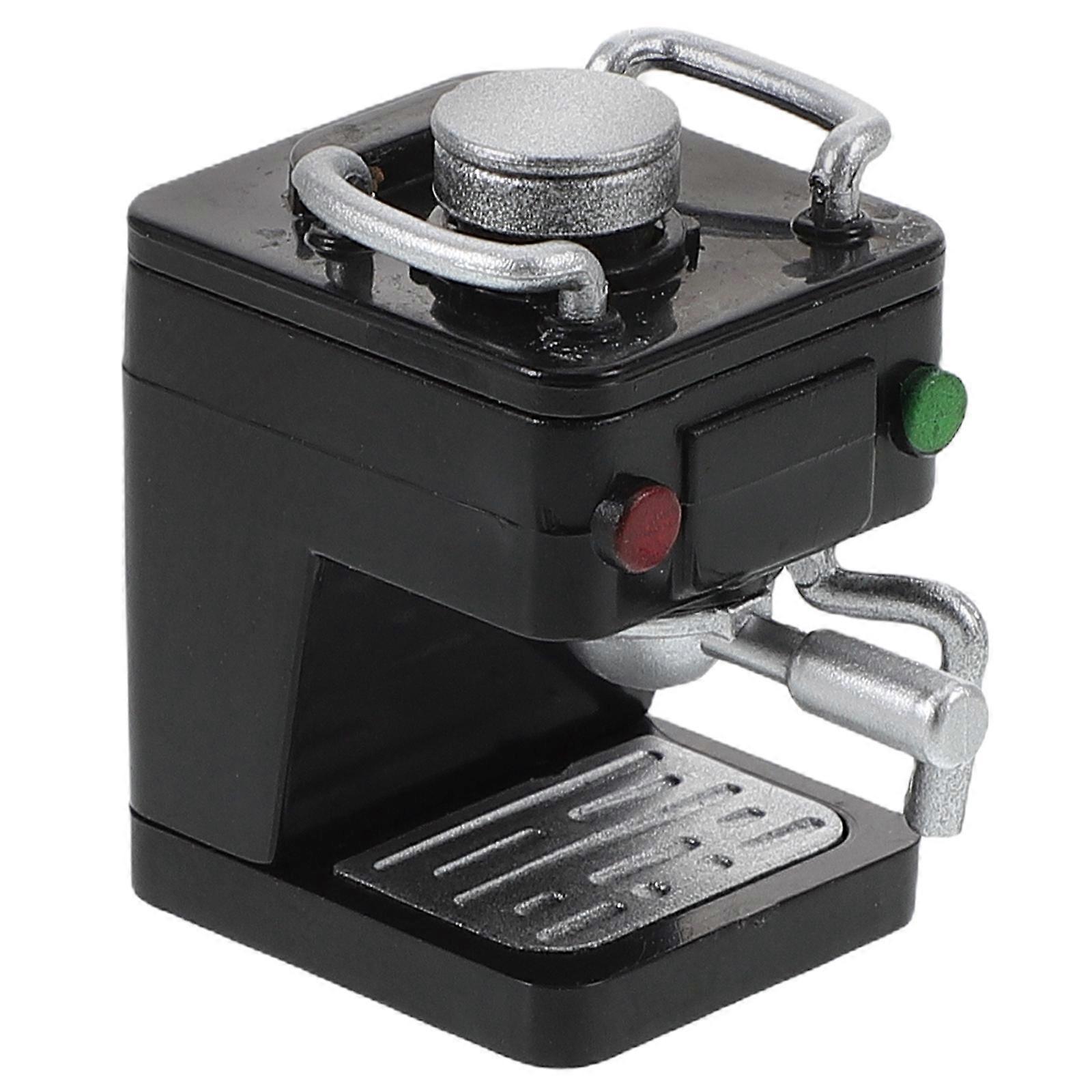 Dollhouse Coffee Maker Miniature for Decor with Multi Plastic Material Single Piece