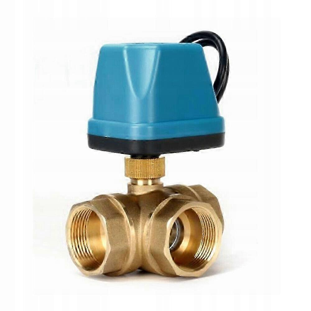 G1-1/4 Three-way Electric Ball Valve Dn32