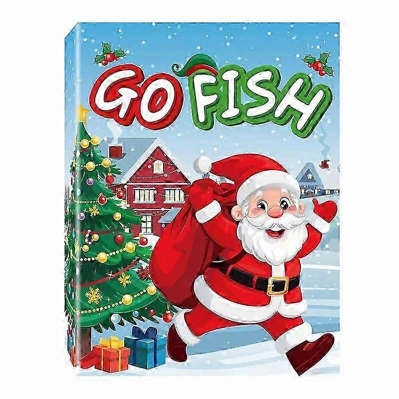 Jouluteemainen perhekorttipeli GO FISH