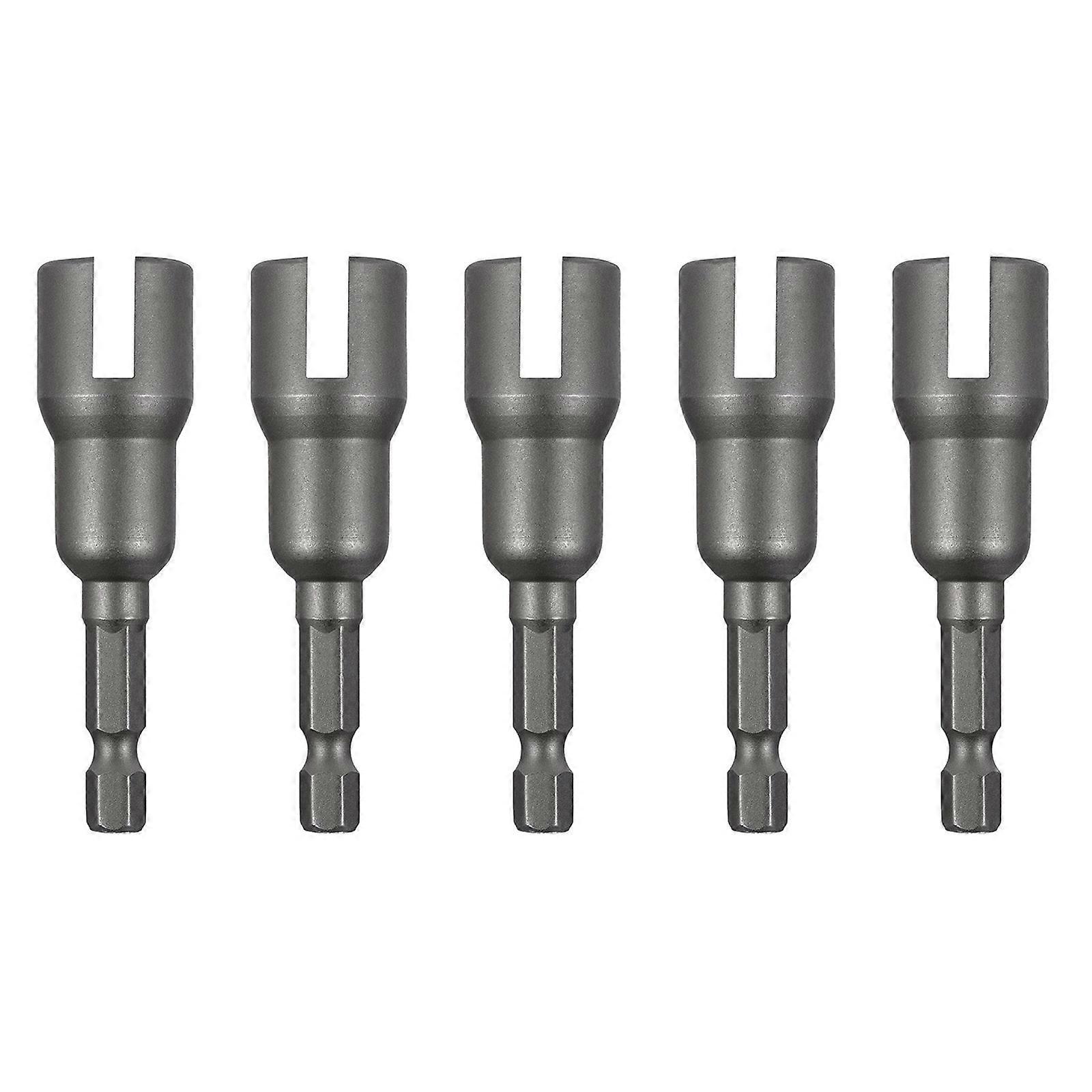 Industrial 1/4inch Hexagonal Shank Wing Socket 65mm Length Butterfly Socket Long Power Wing Nut Drive Socket Multicolor