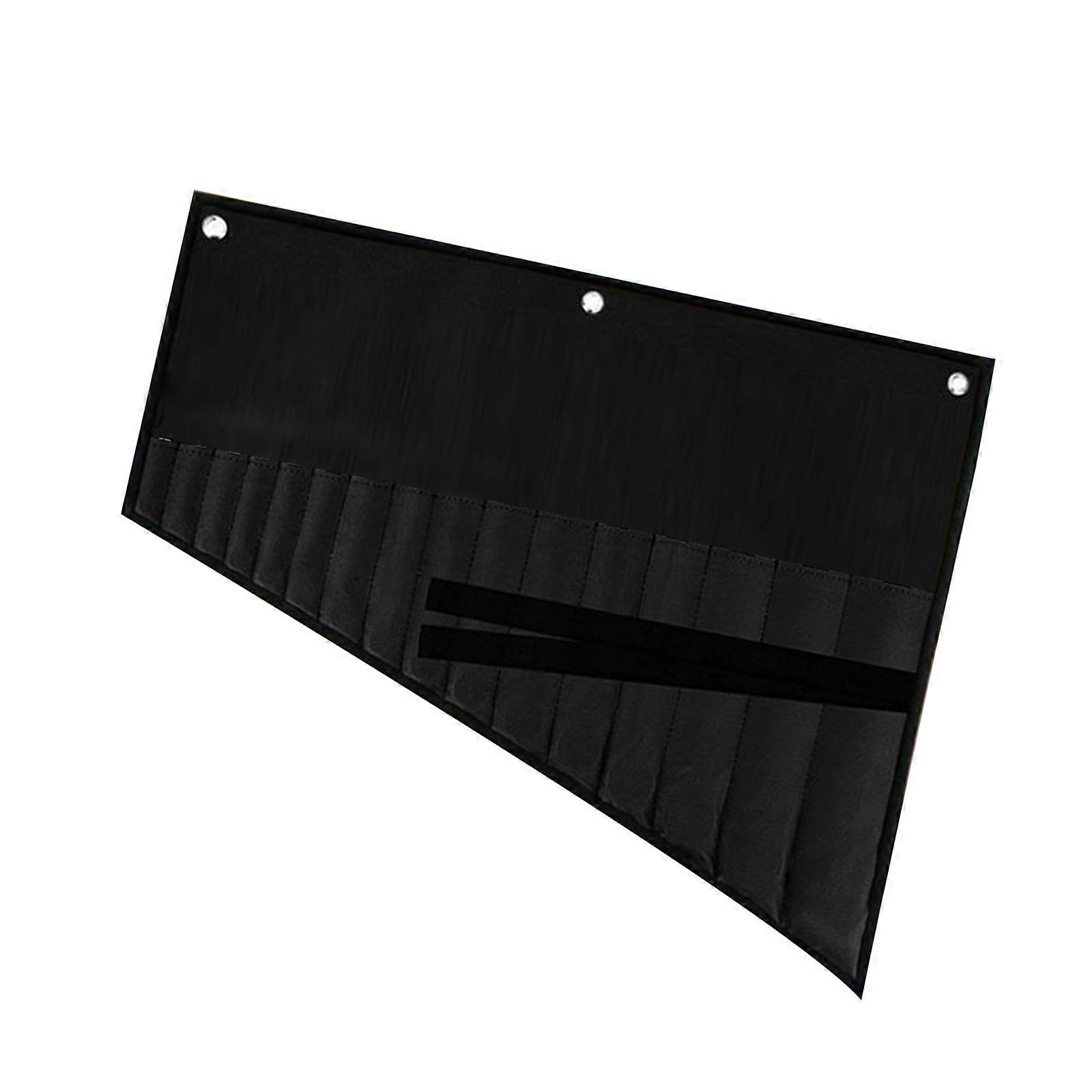 Compact Multipurpose Tool Pouch With Optimized Interior Space Tool Roll Bag For Efficient Tool Organization  Black