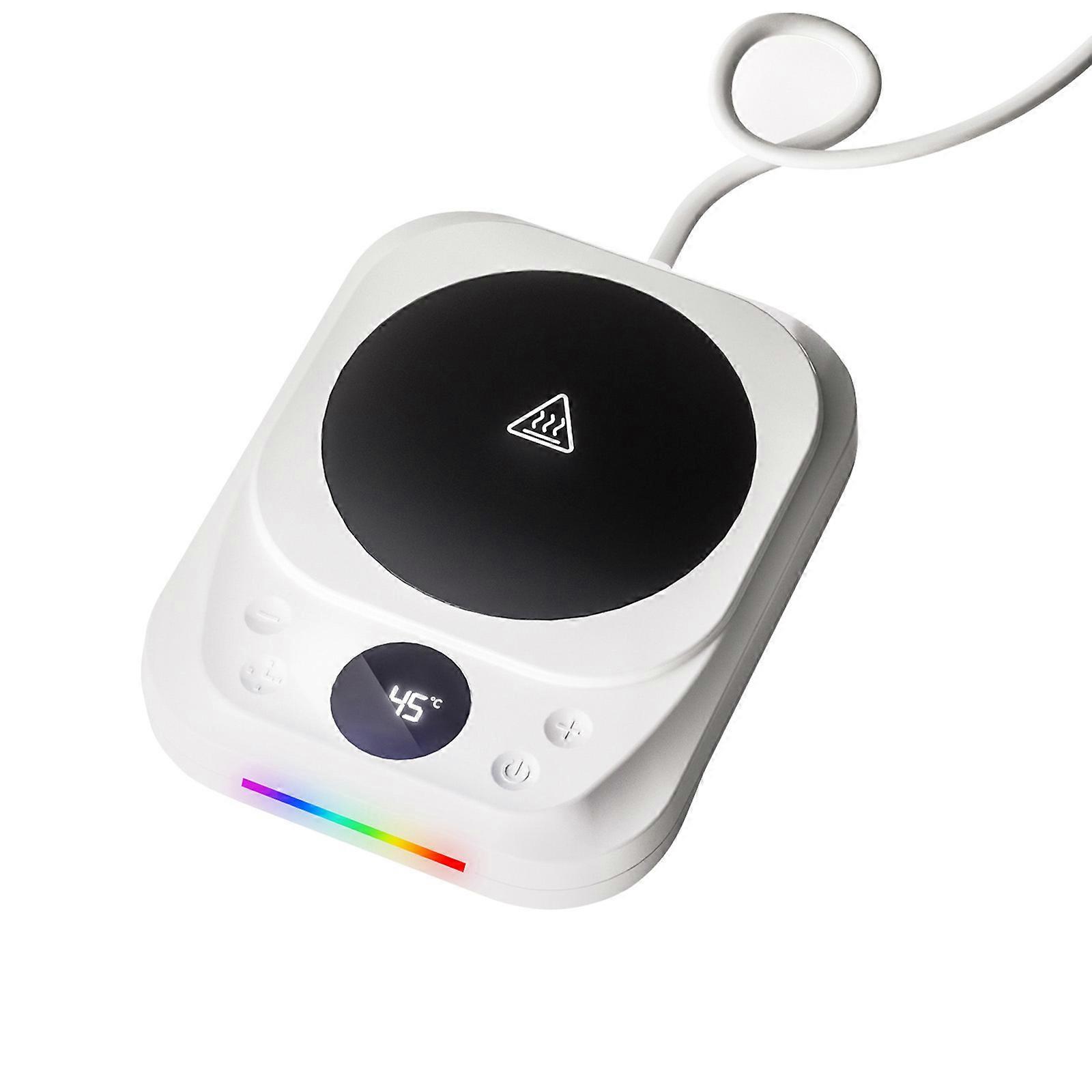 Dense 110V Drink Temperature Manager Intelligent Heating Technology Multiple Face Agreement Thin Plan With Safety Auto Away  White