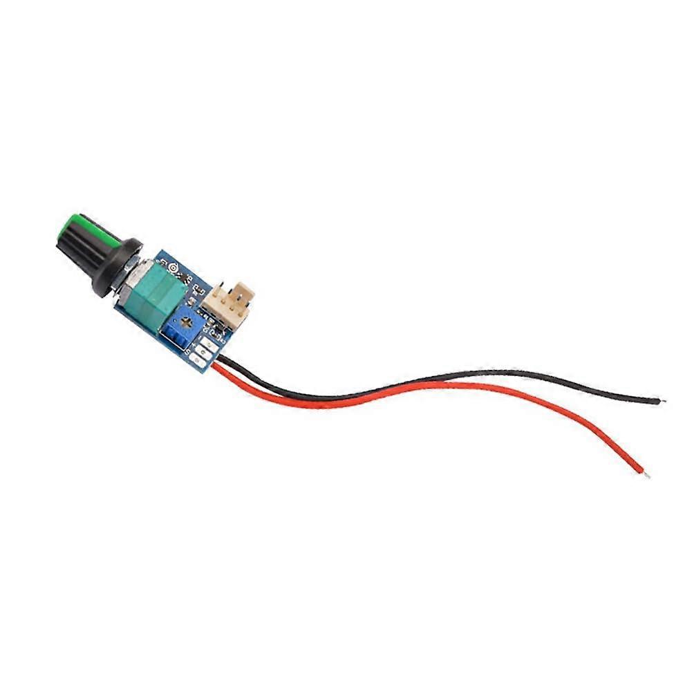 DC 12V PWM Fan Speed Controller with Knob for PC CPU Case Cooling Noise Reduction