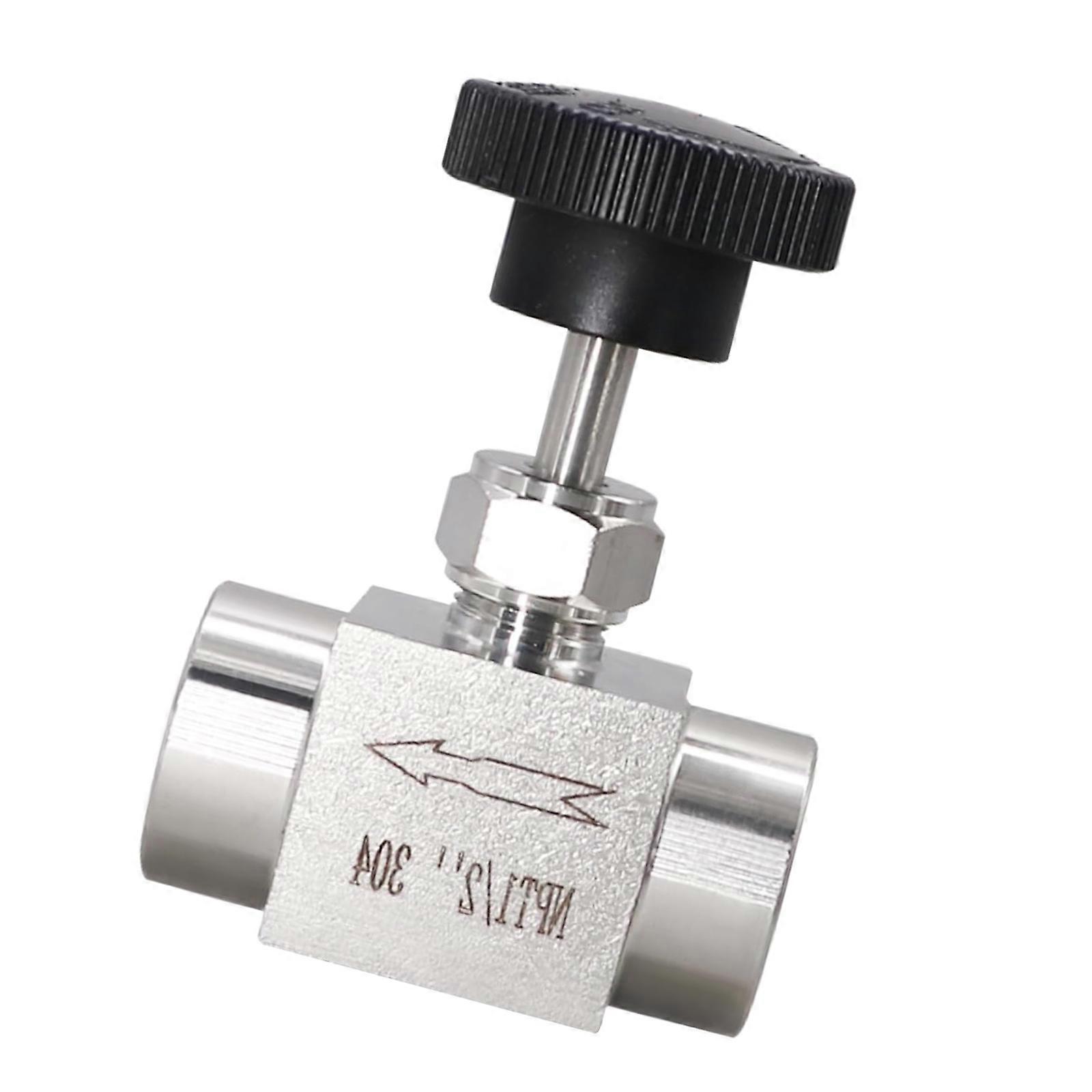 Commercial Untarnished Needle Gate 1500psi Rating Modifiable Stream Control For Air Propelled Hydrostatic Systems Multicolor