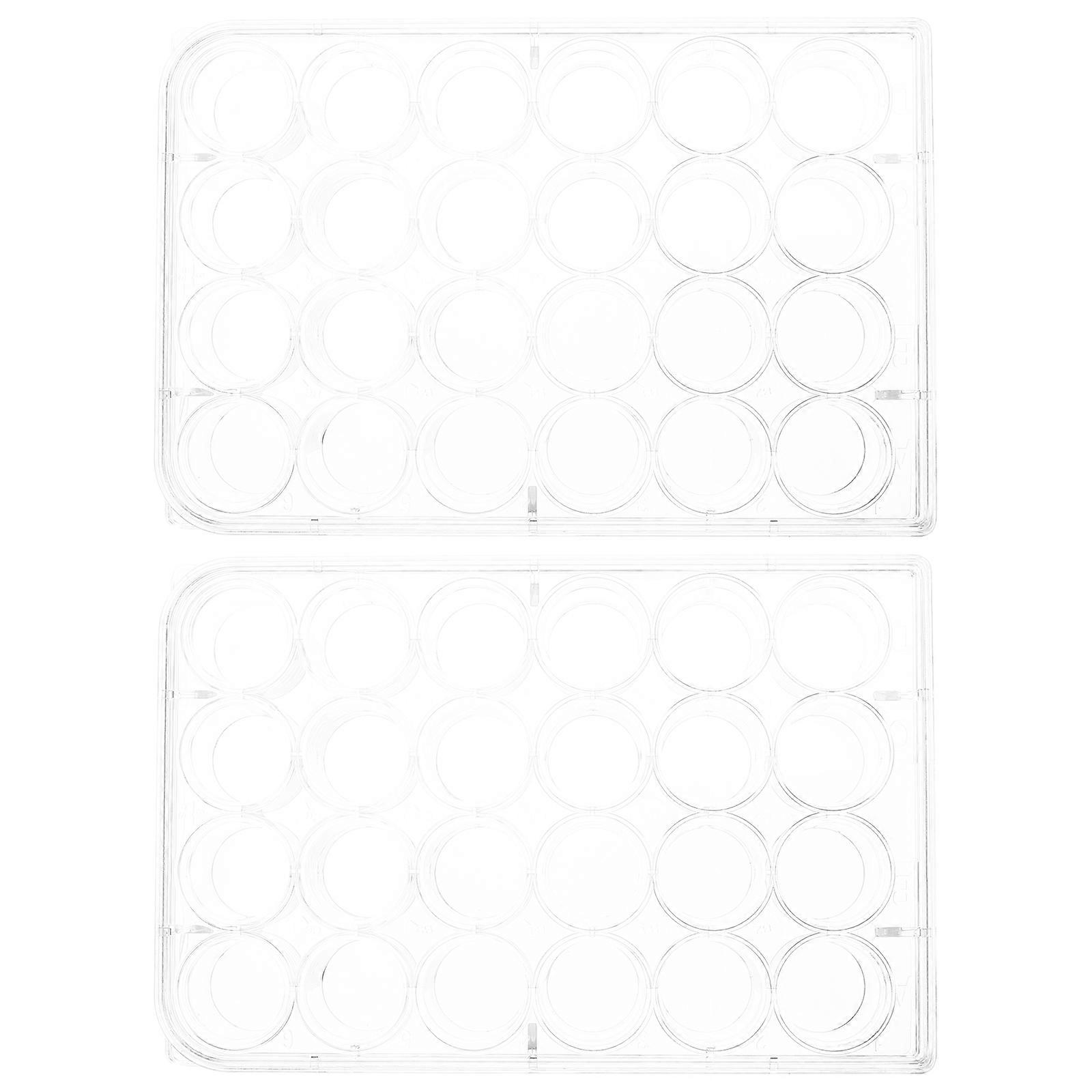 Precision Cell Culture Plate for Accurate Lab Experiments 2Pcs Transparent
